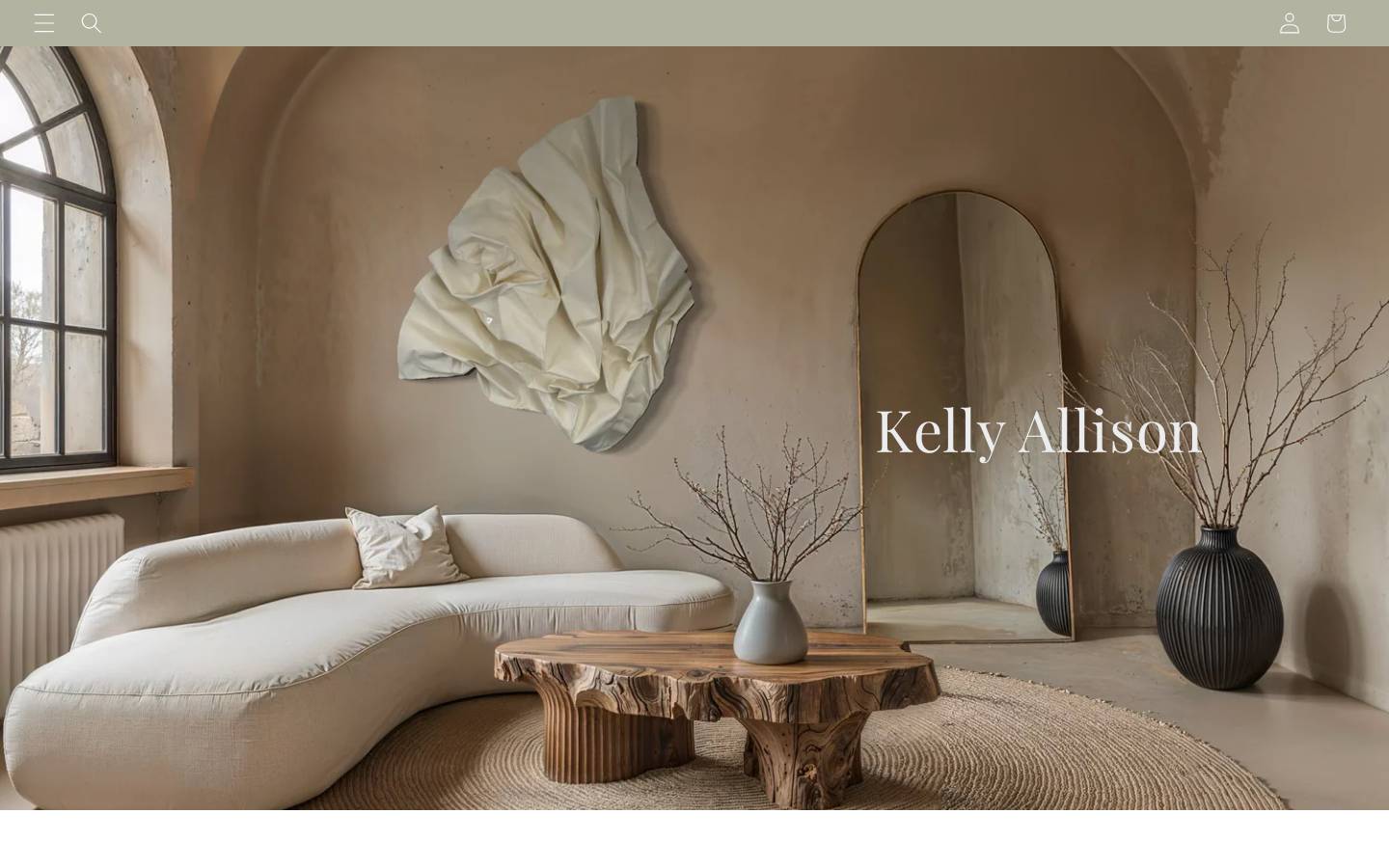 kellyallison.art homepage screenshot