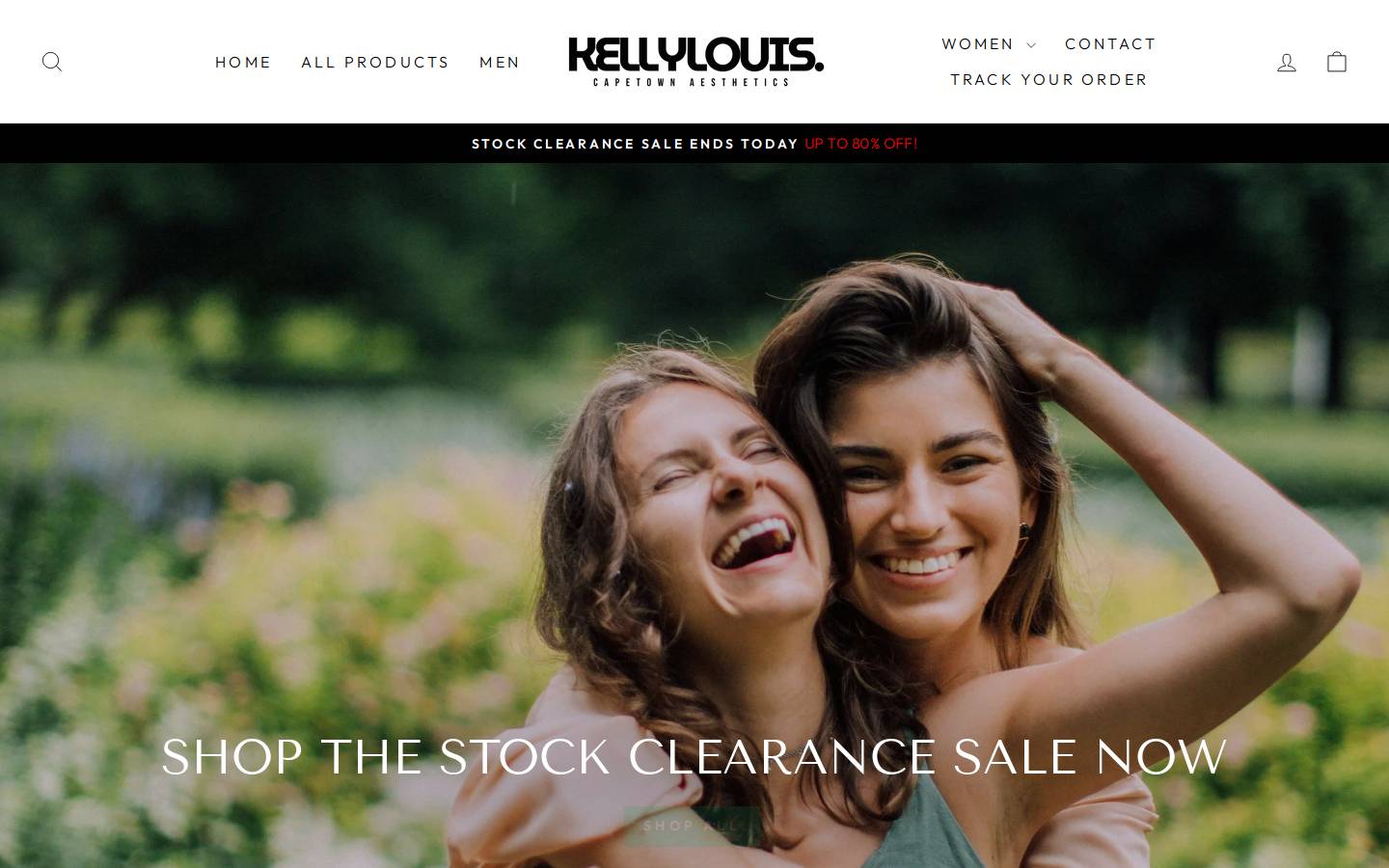 kellylouis.com homepage screenshot