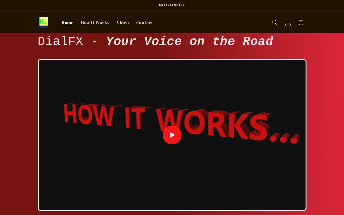 kellytronics.com homepage screenshot