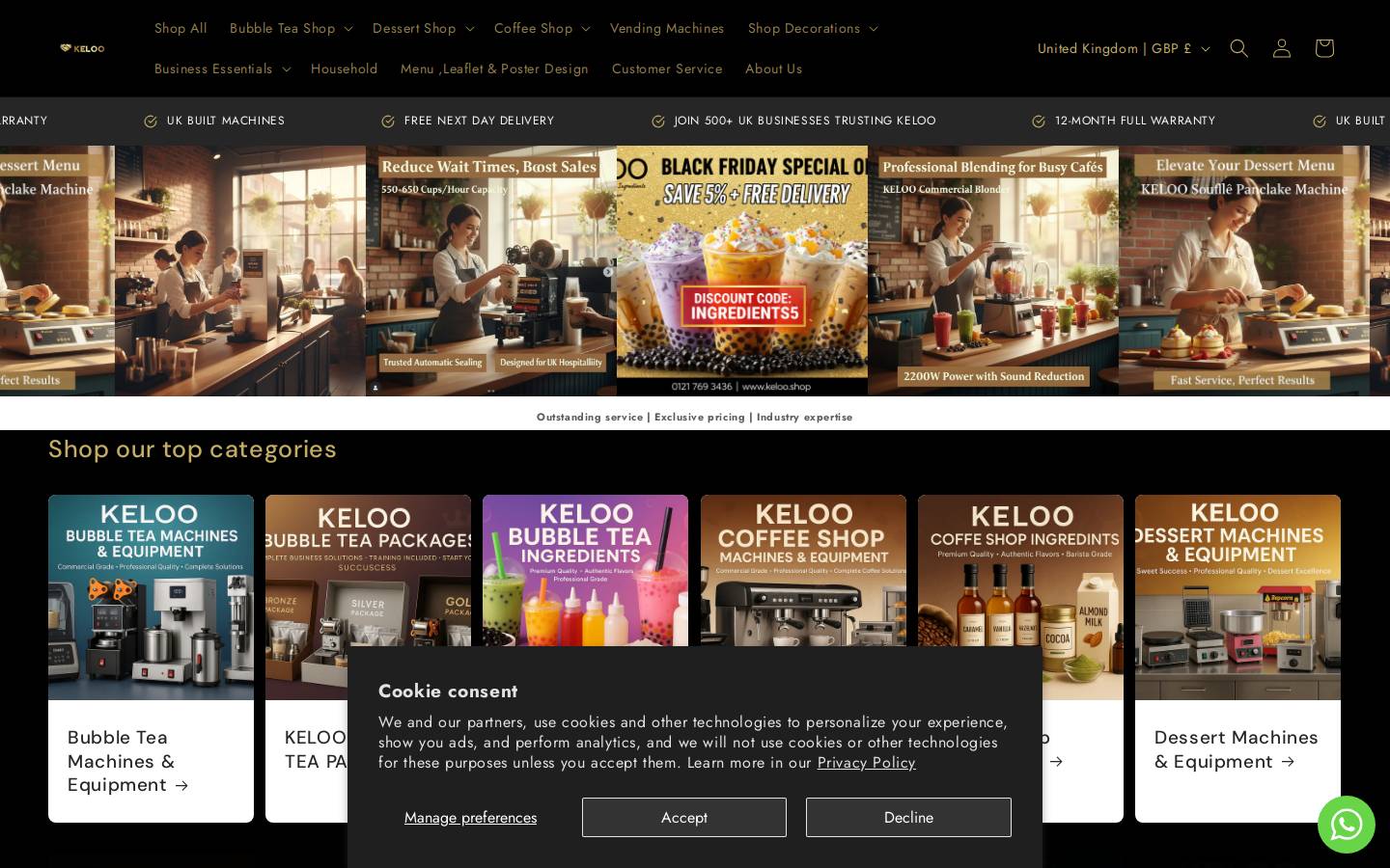 Keloo homepage screenshot