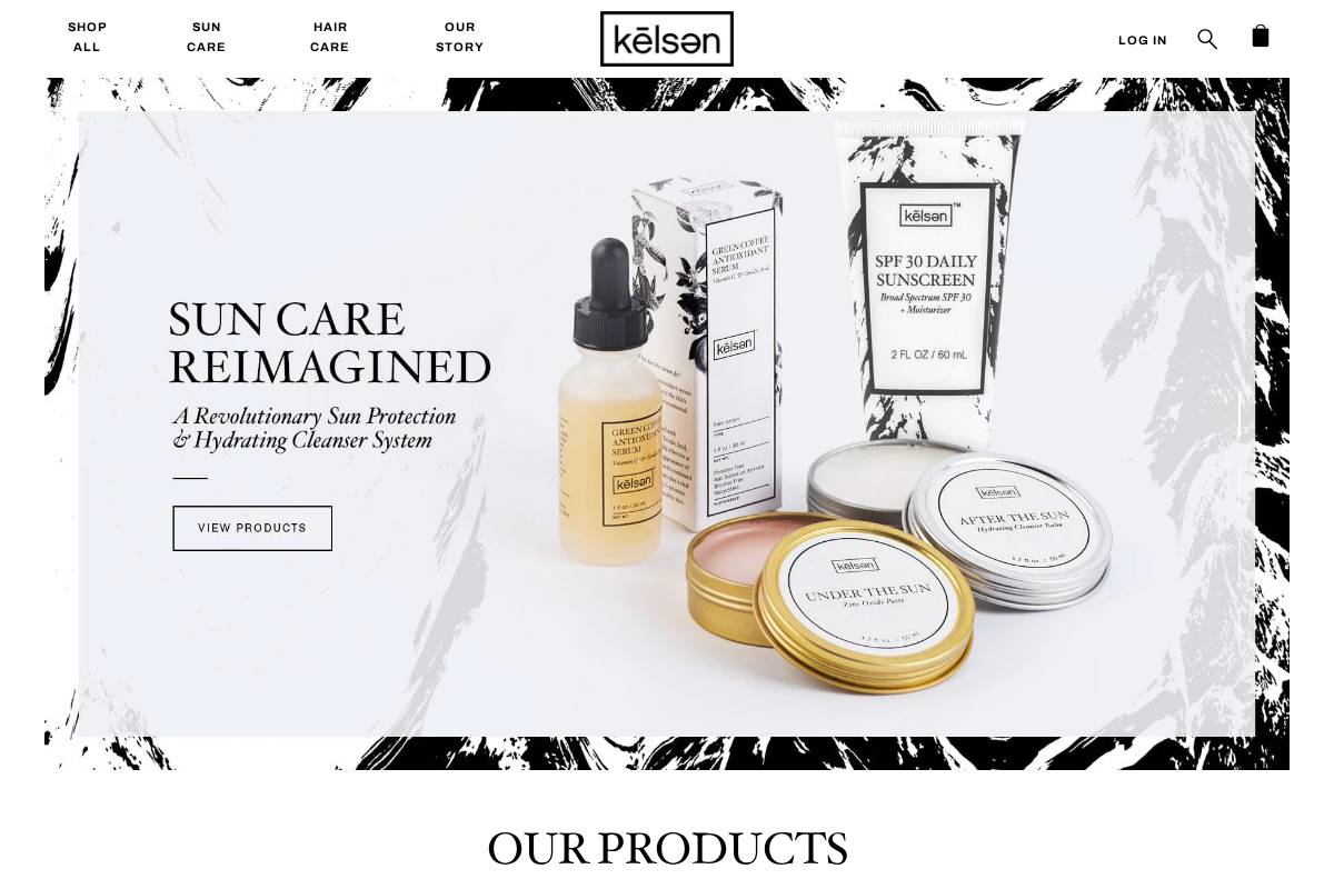 kelsenproducts.com homepage screenshot
