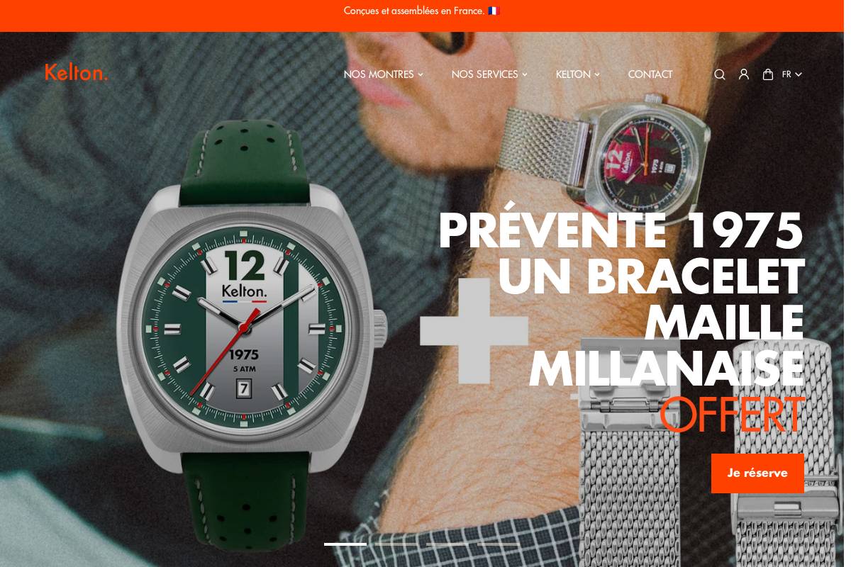 kelton.fr homepage screenshot