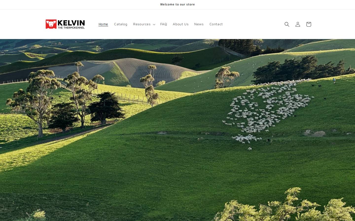 kelvin.dog homepage screenshot