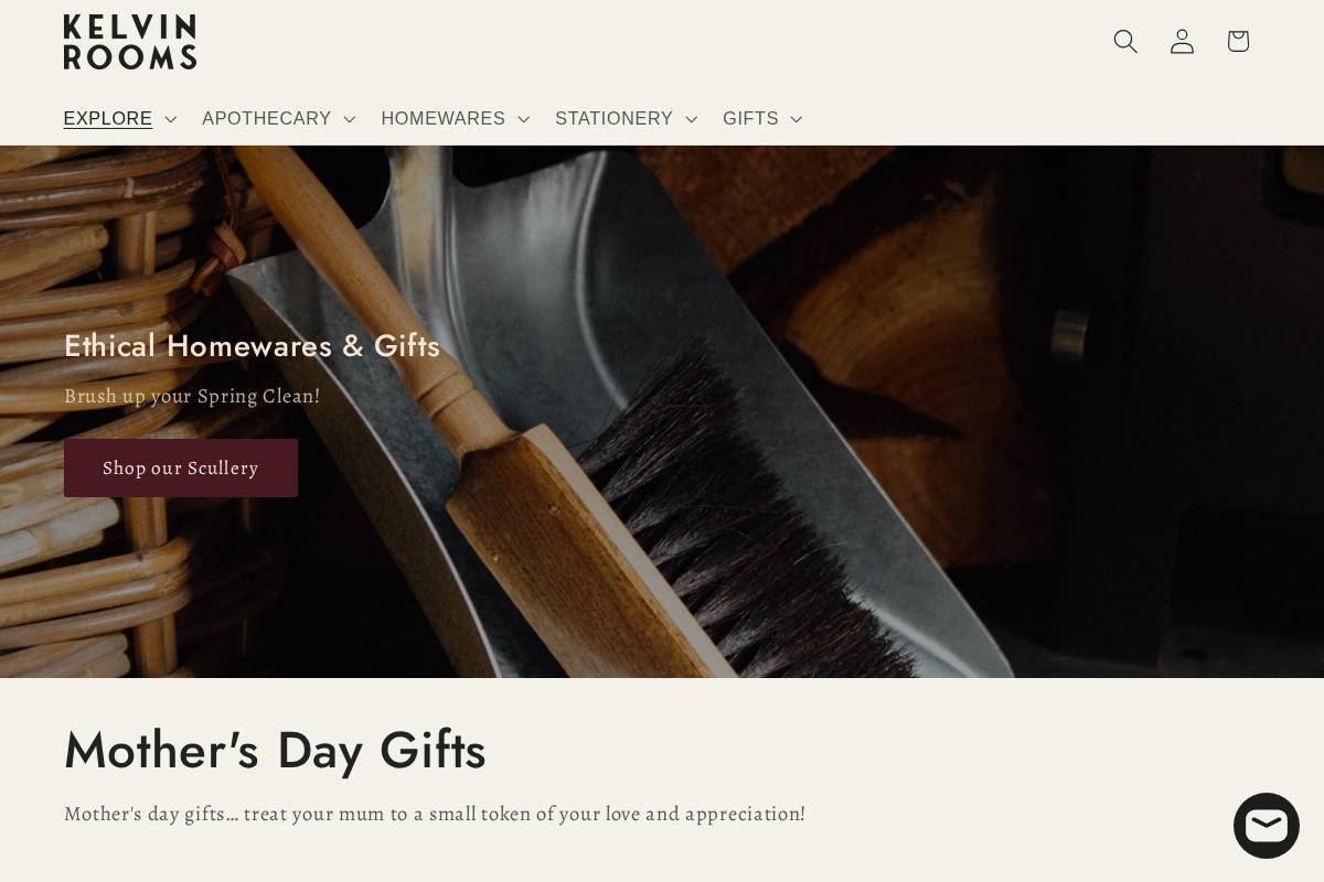 kelvinapothecary.com homepage screenshot