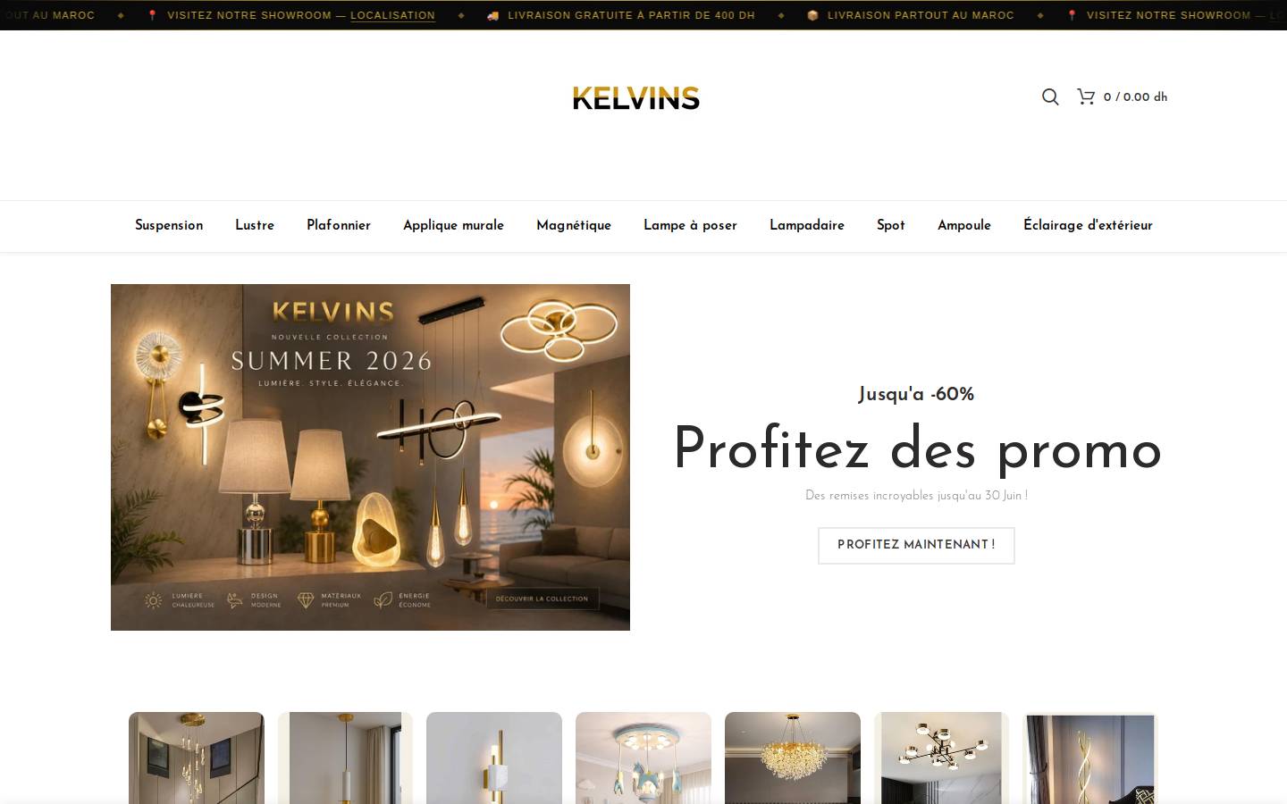 Kelvins MAROC homepage screenshot