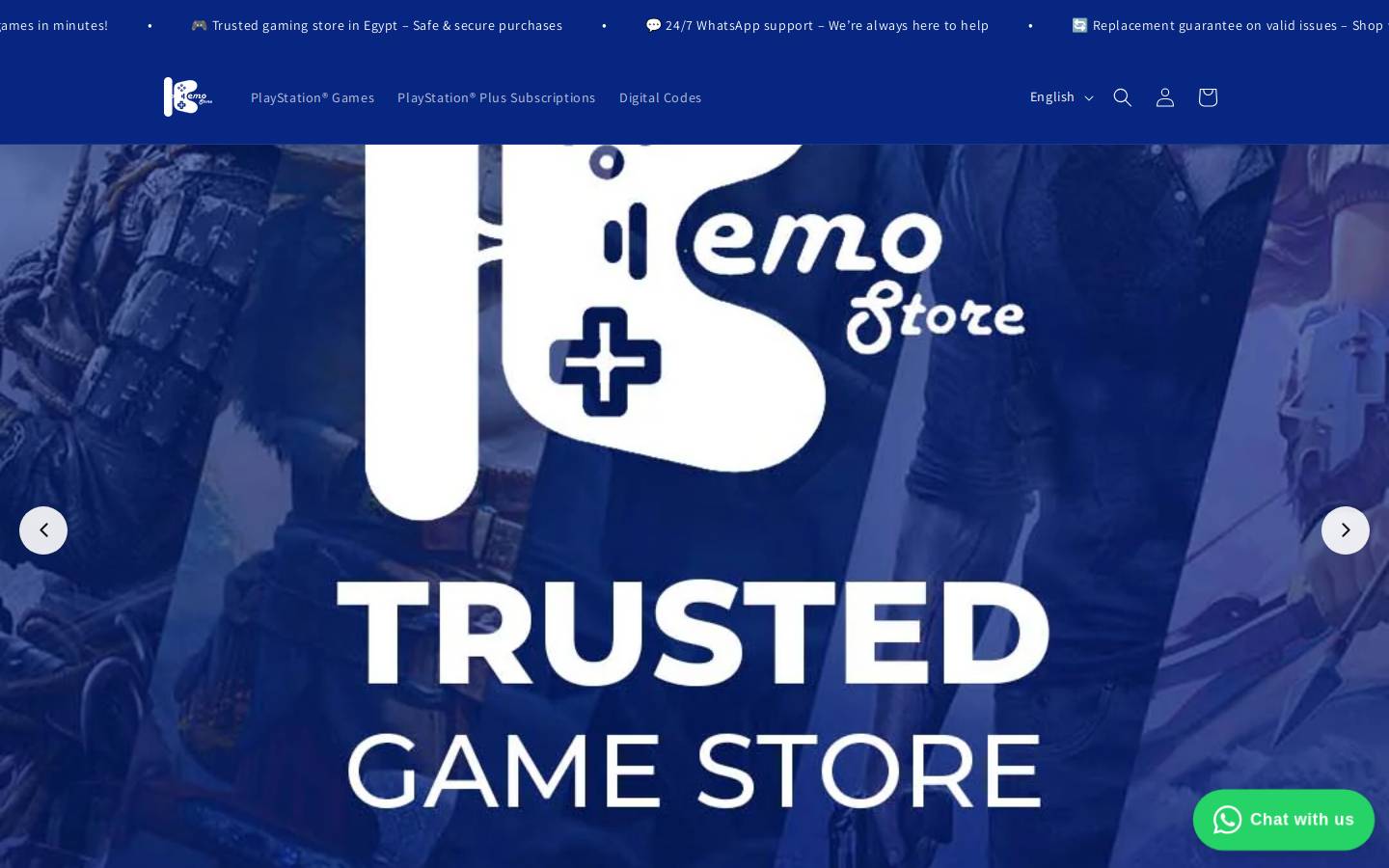 kemo-store.com homepage screenshot