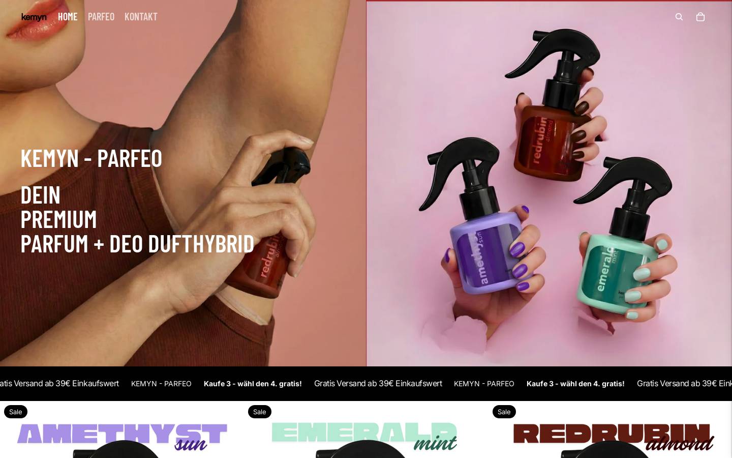 kemyn.de homepage screenshot
