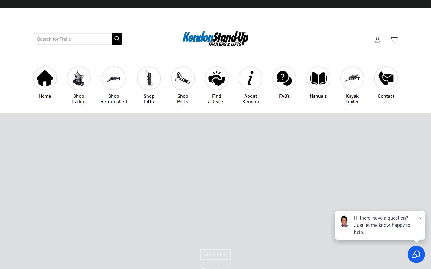 kendonusa.com homepage screenshot