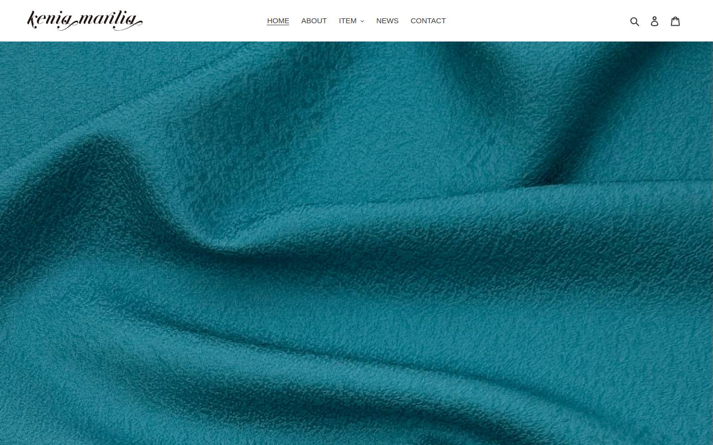 keniamarilia.jp homepage screenshot