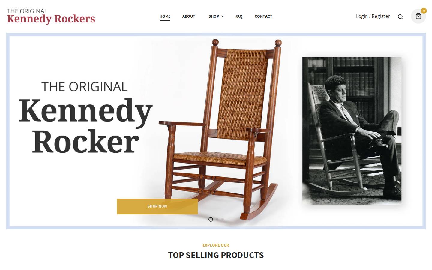 kennedyrockers.com homepage screenshot