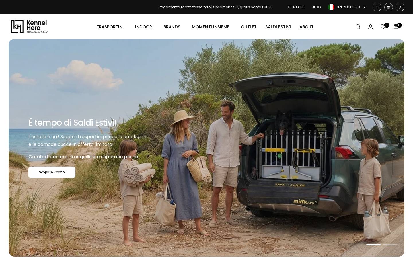 Kennelhera homepage screenshot