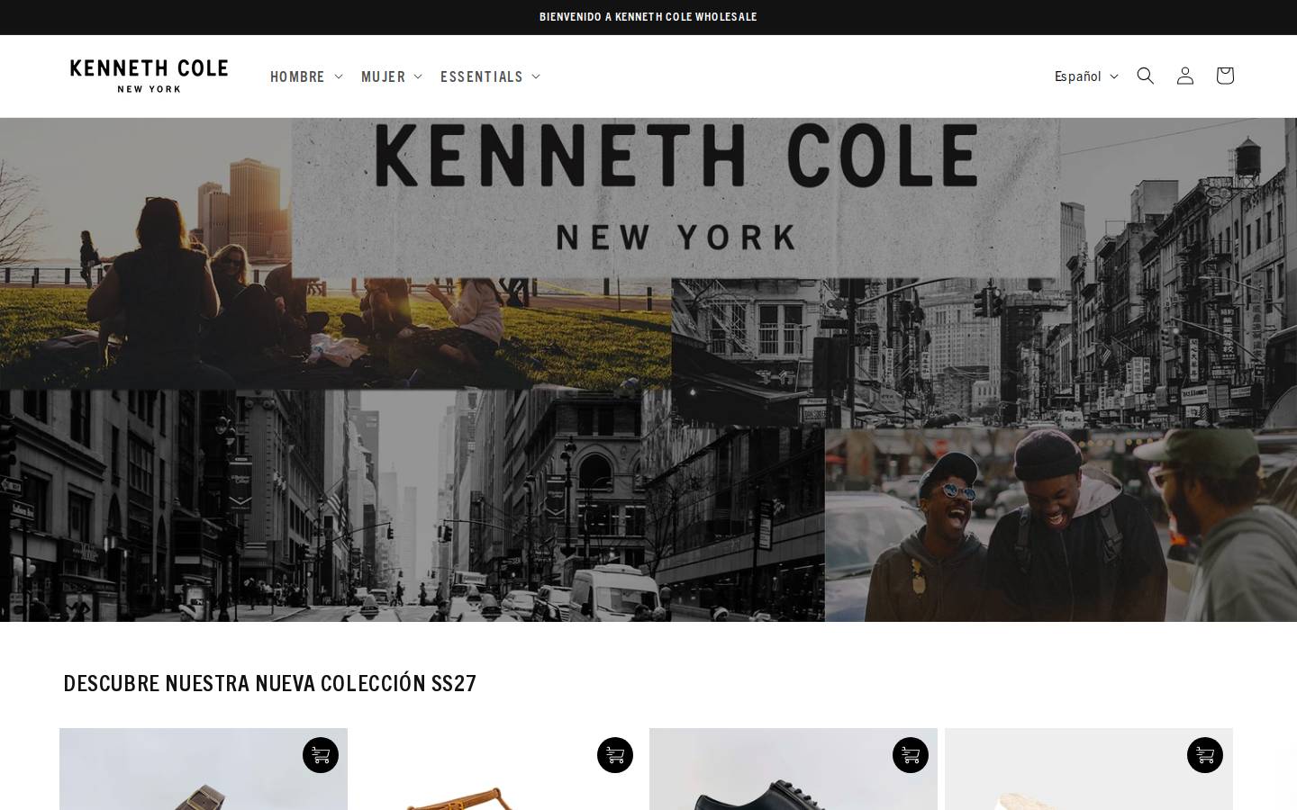 kennethcolelatinowholesale.com homepage screenshot