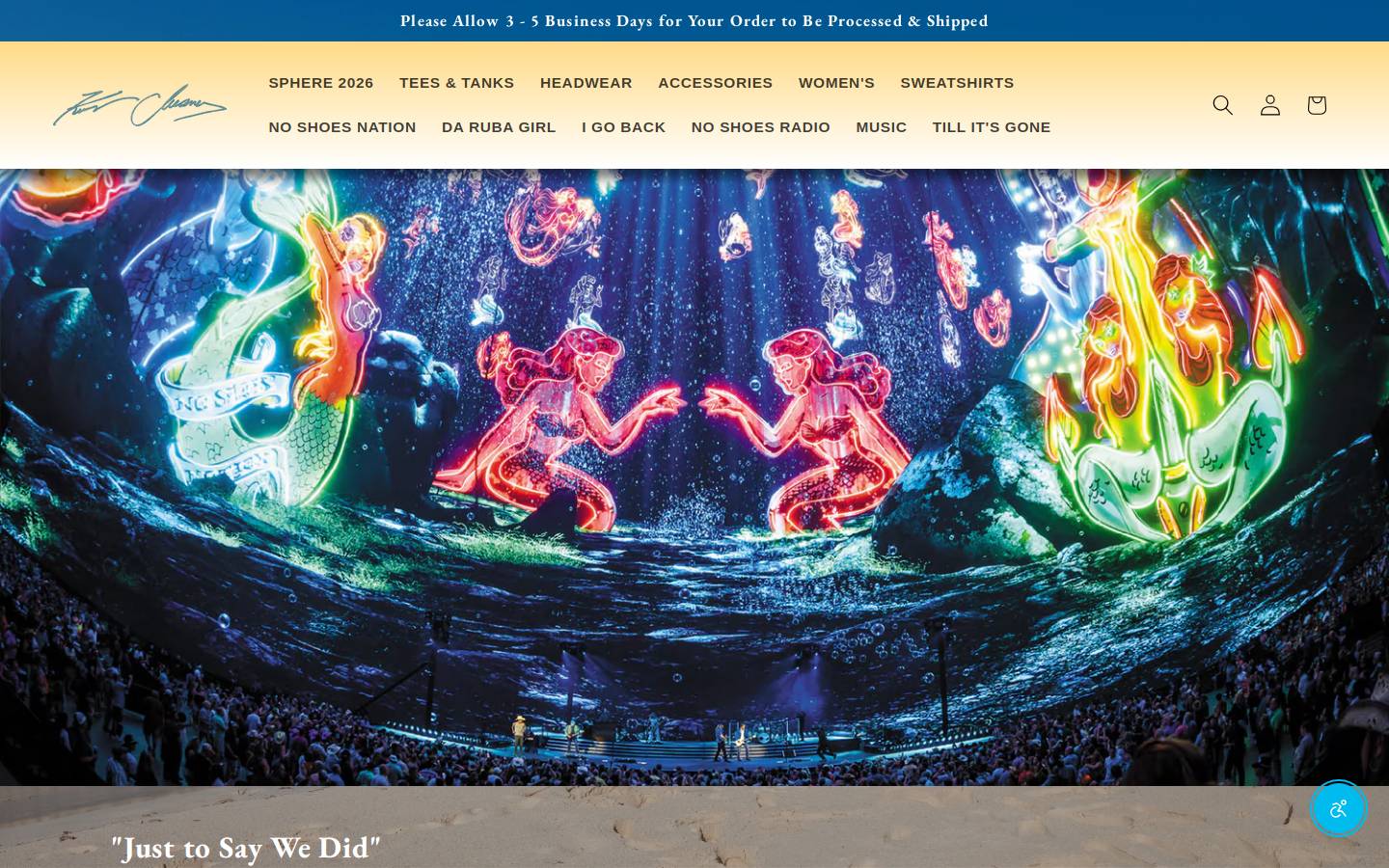 kennychesneystore.com homepage screenshot
