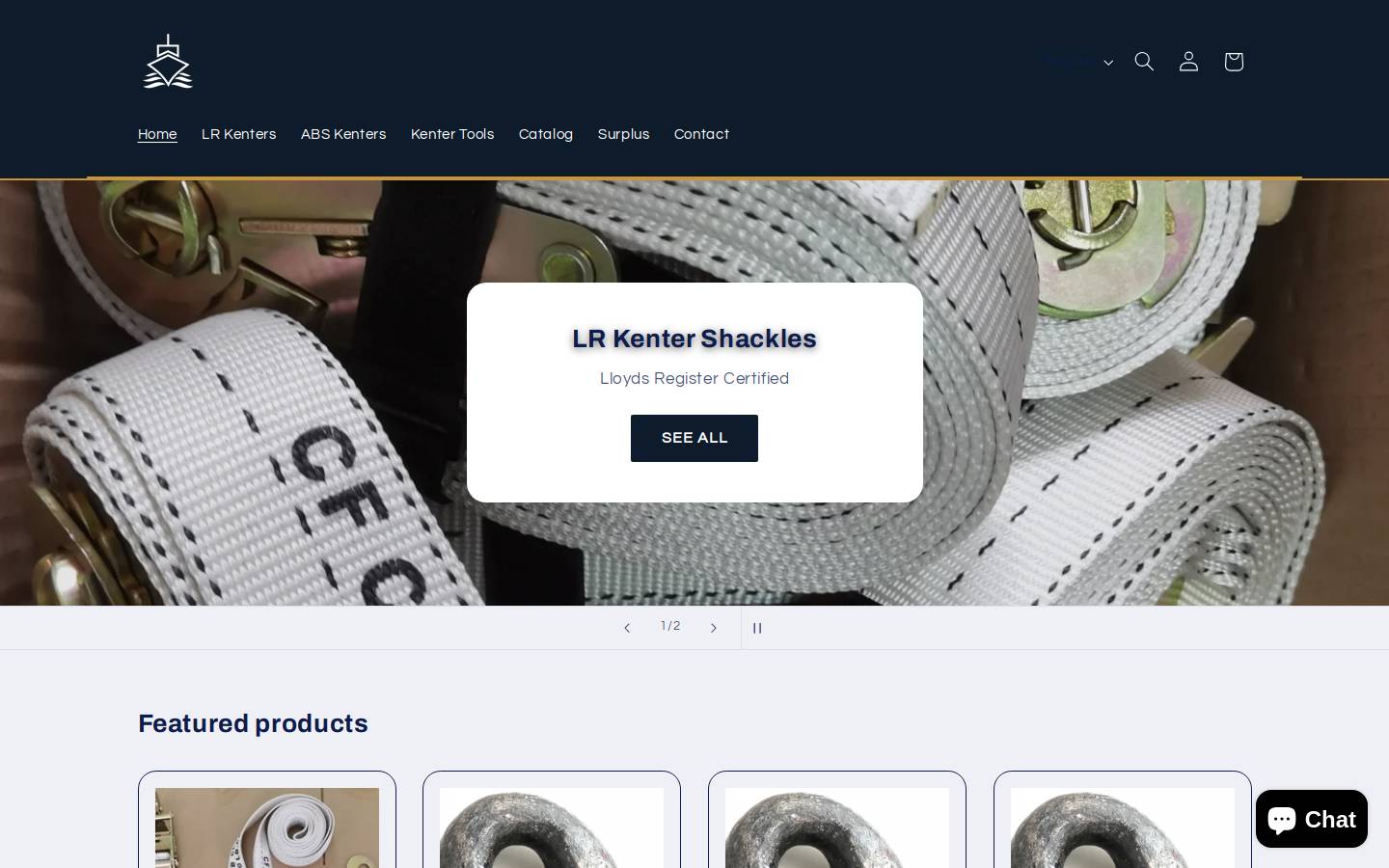 kentershackle.com homepage screenshot