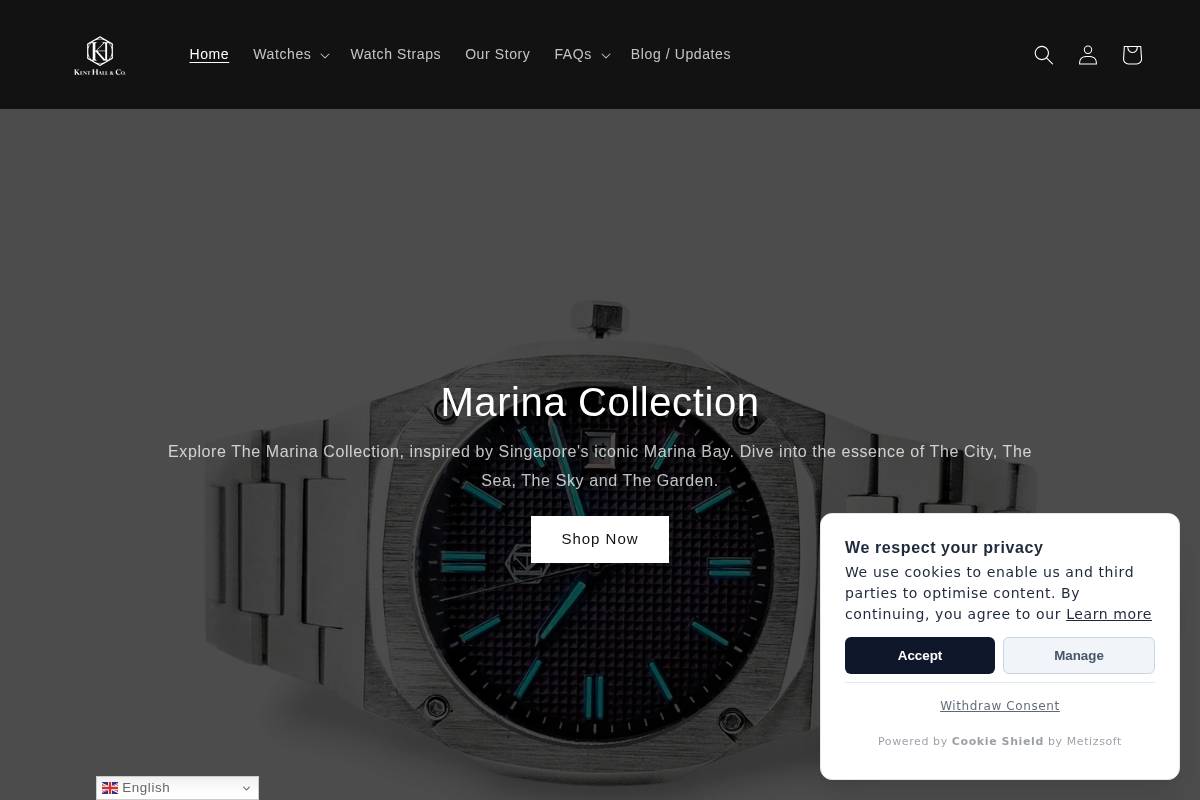 kenthallco.com homepage screenshot