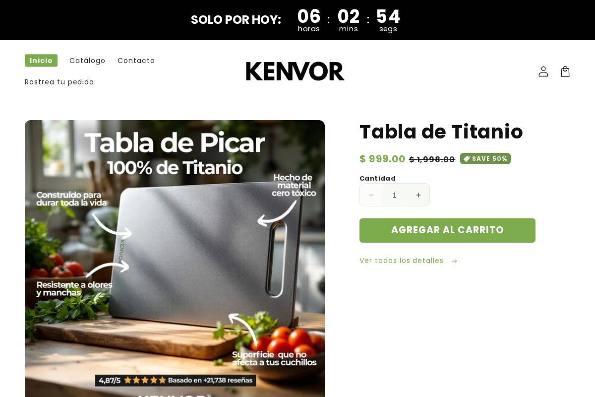 kenvor.shop homepage screenshot