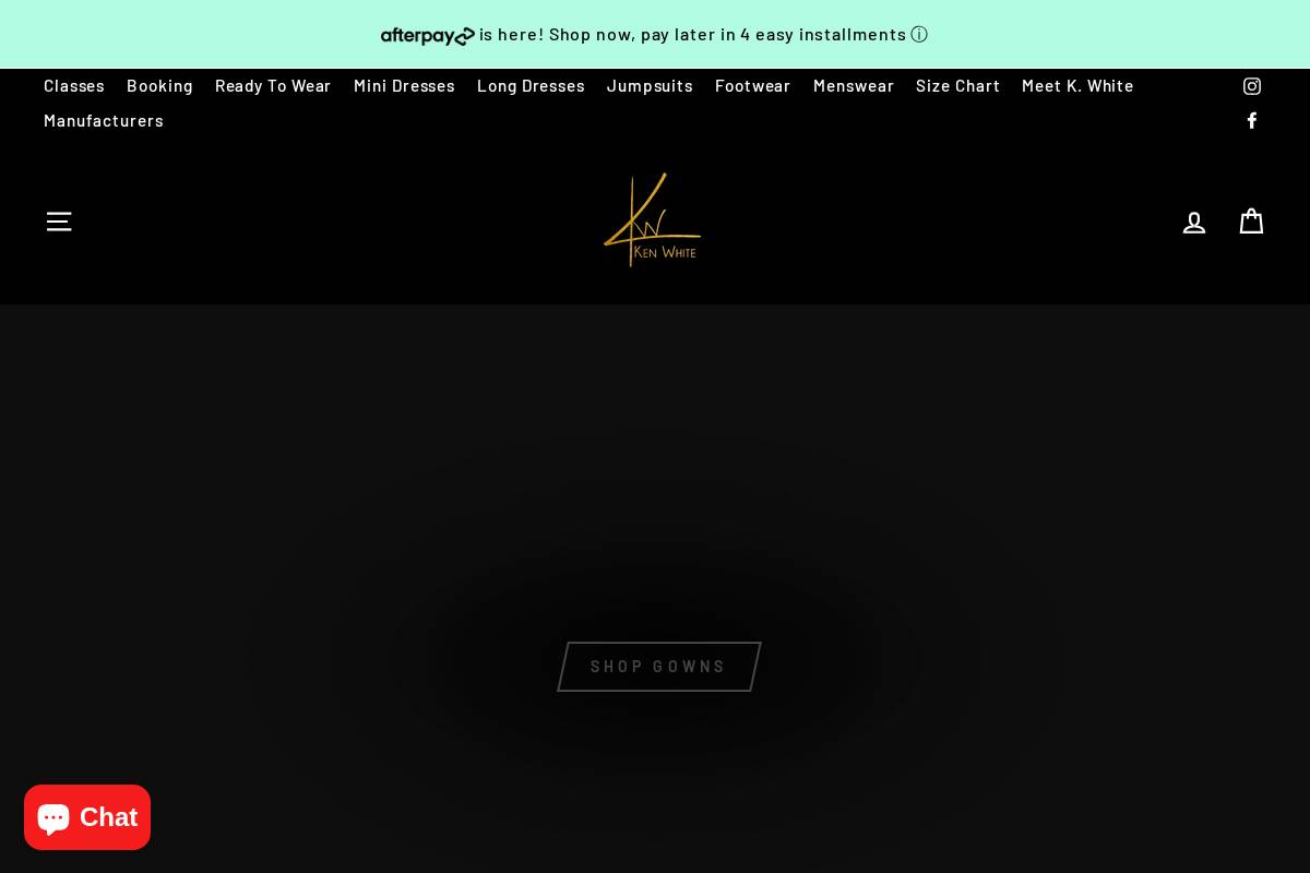 kenwhitecollection.com homepage screenshot