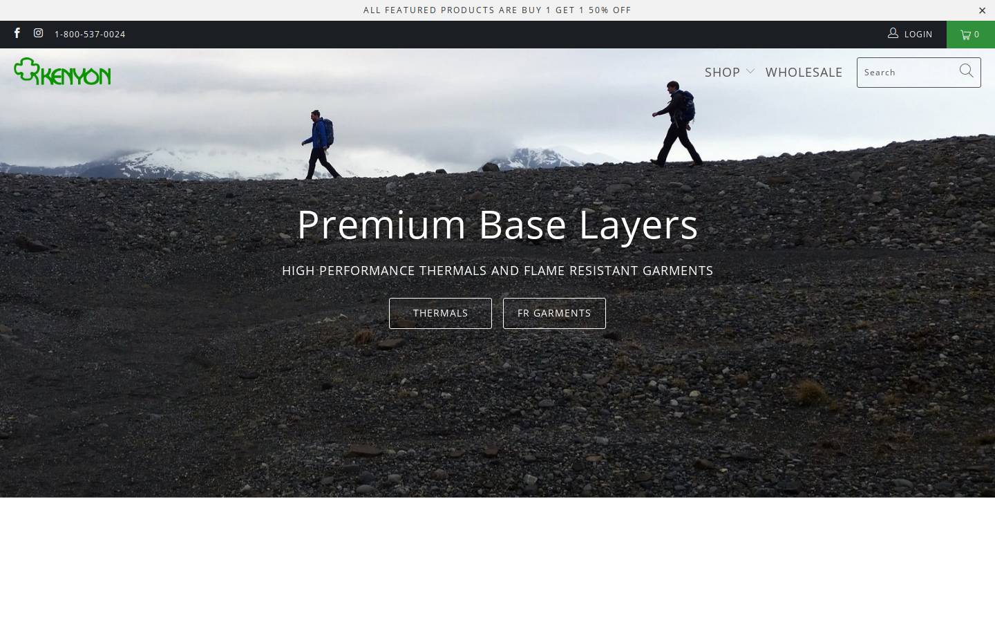 kenyon.io homepage screenshot