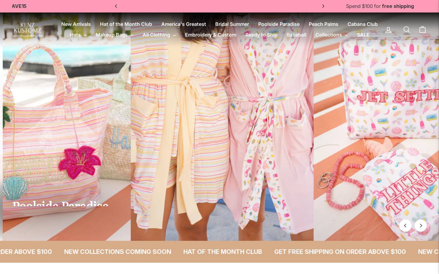kenzkustomz.com homepage screenshot