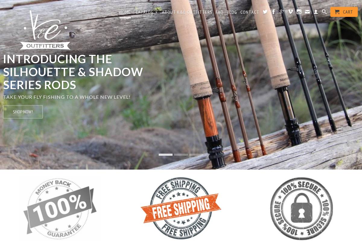 keoutfitters.com homepage screenshot