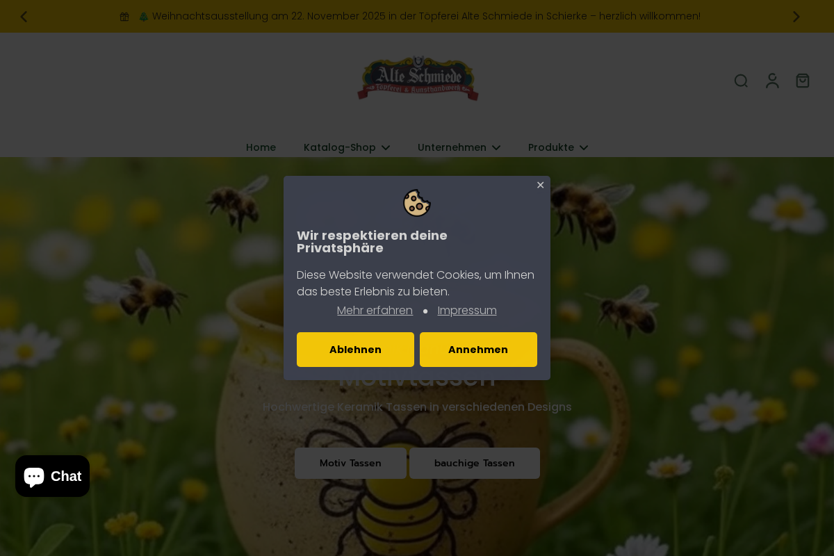 Alte Schmiede homepage screenshot