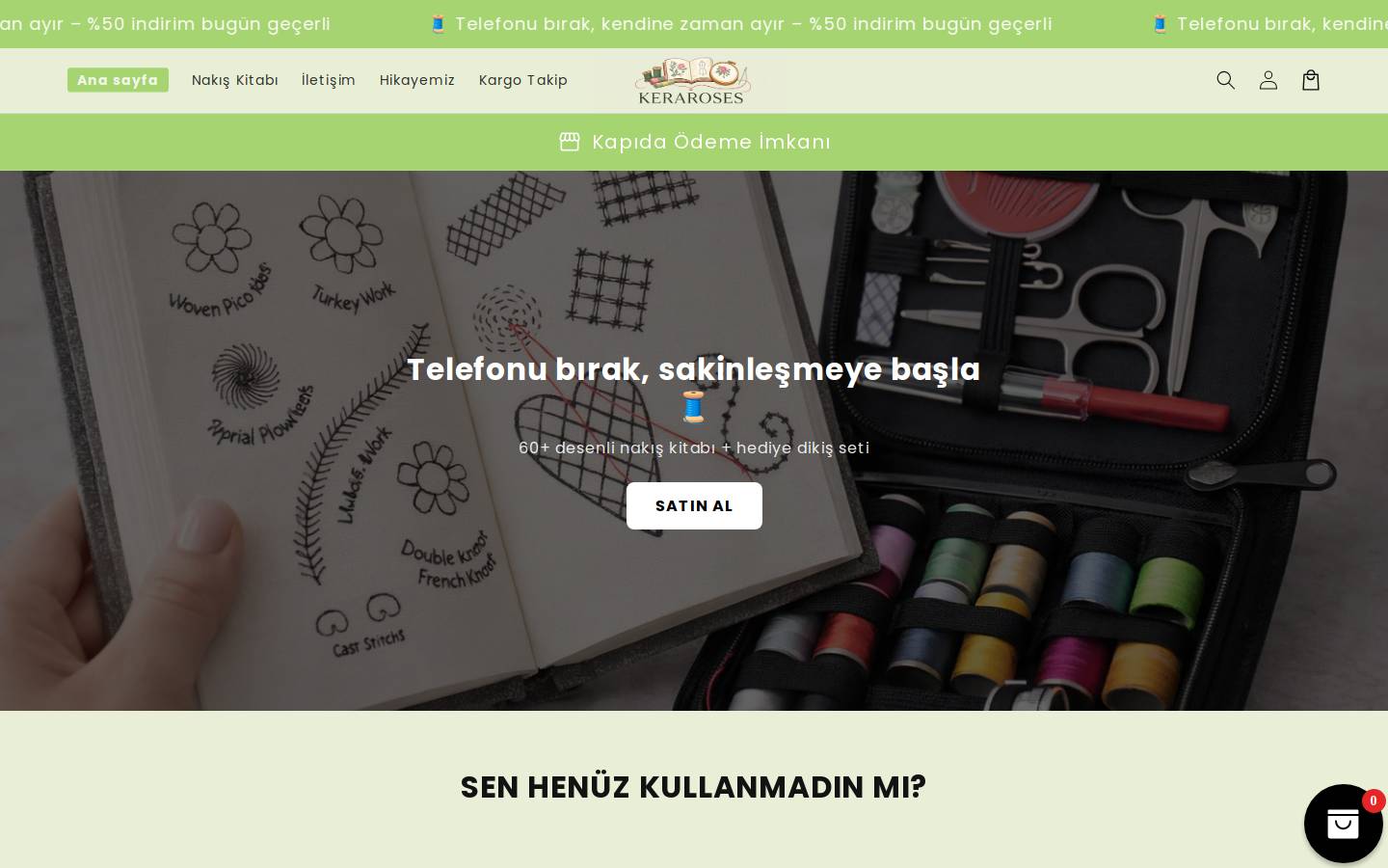 keraroses.com homepage screenshot