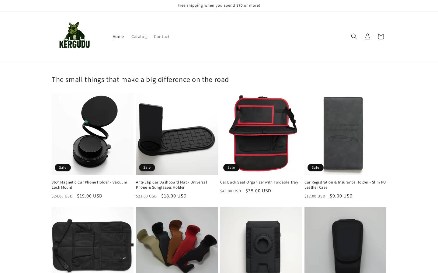 kergudu.com homepage screenshot