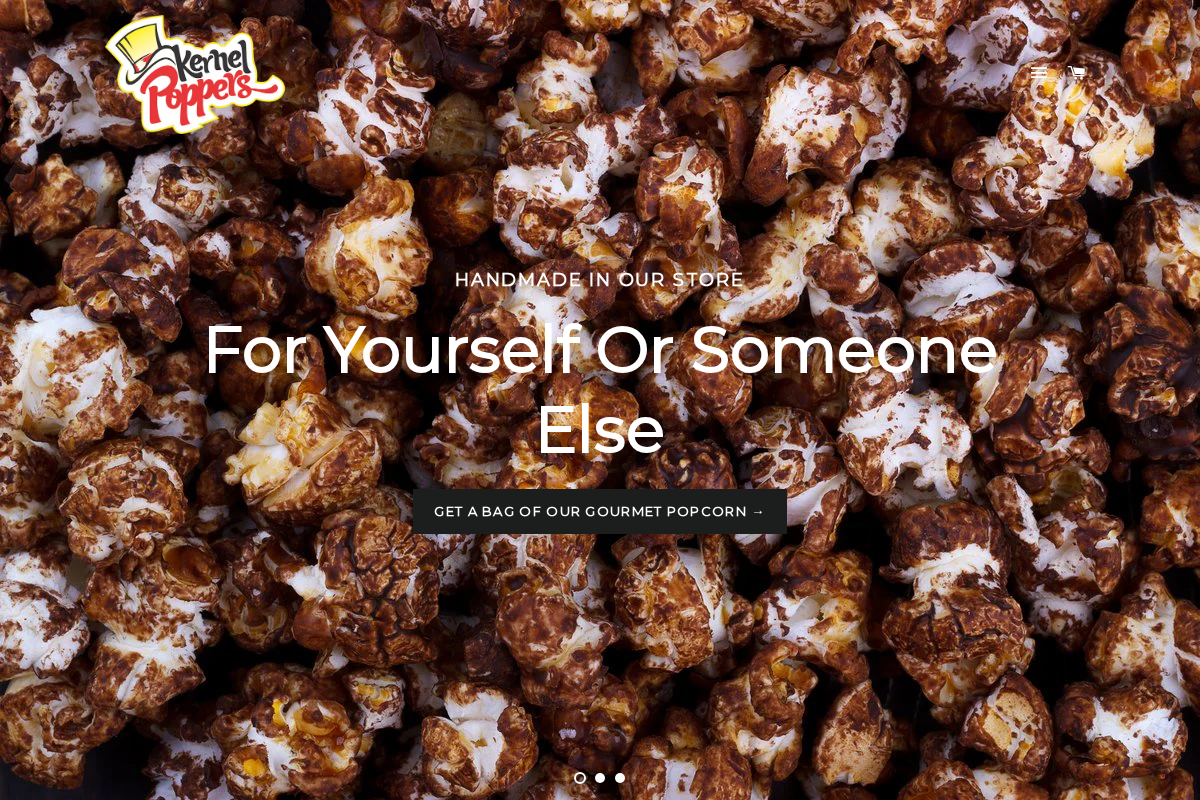 Kernel Poppers of Florida homepage screenshot