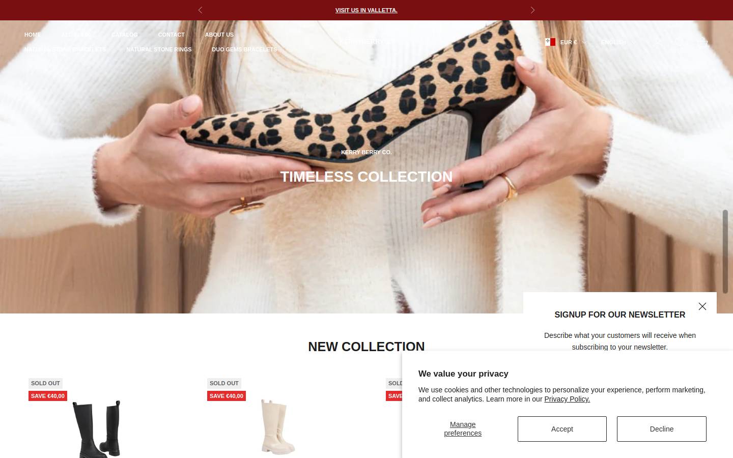 kerryberryco.com homepage screenshot