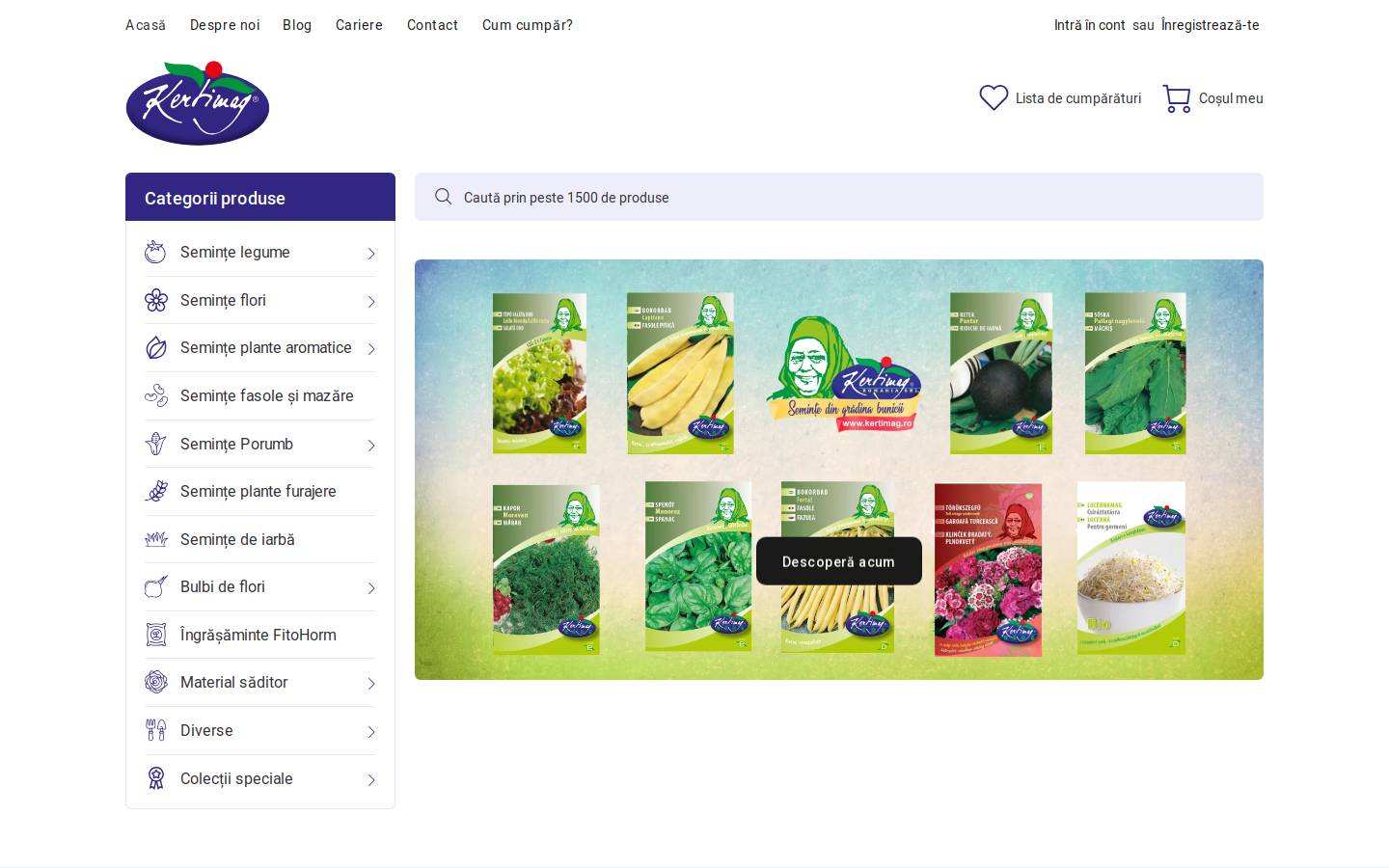 kertimag.ro homepage screenshot