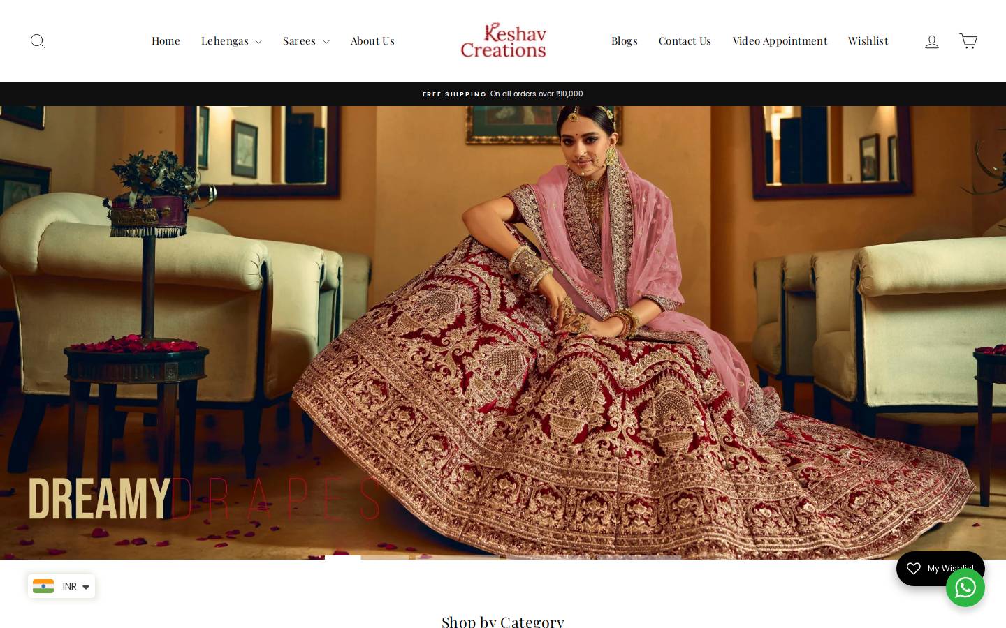 keshavcreations.com homepage screenshot