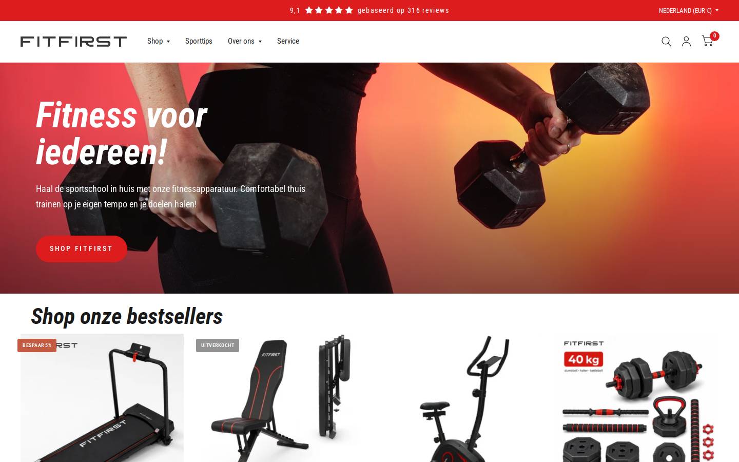kethelstore.be homepage screenshot