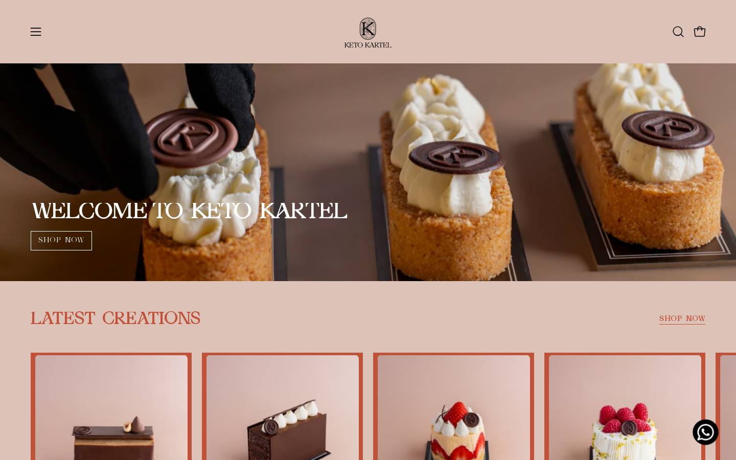 keto-kartel.com homepage screenshot