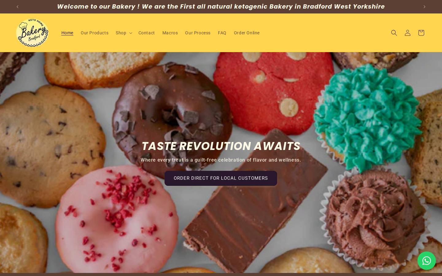 ketohomebakes.com homepage screenshot