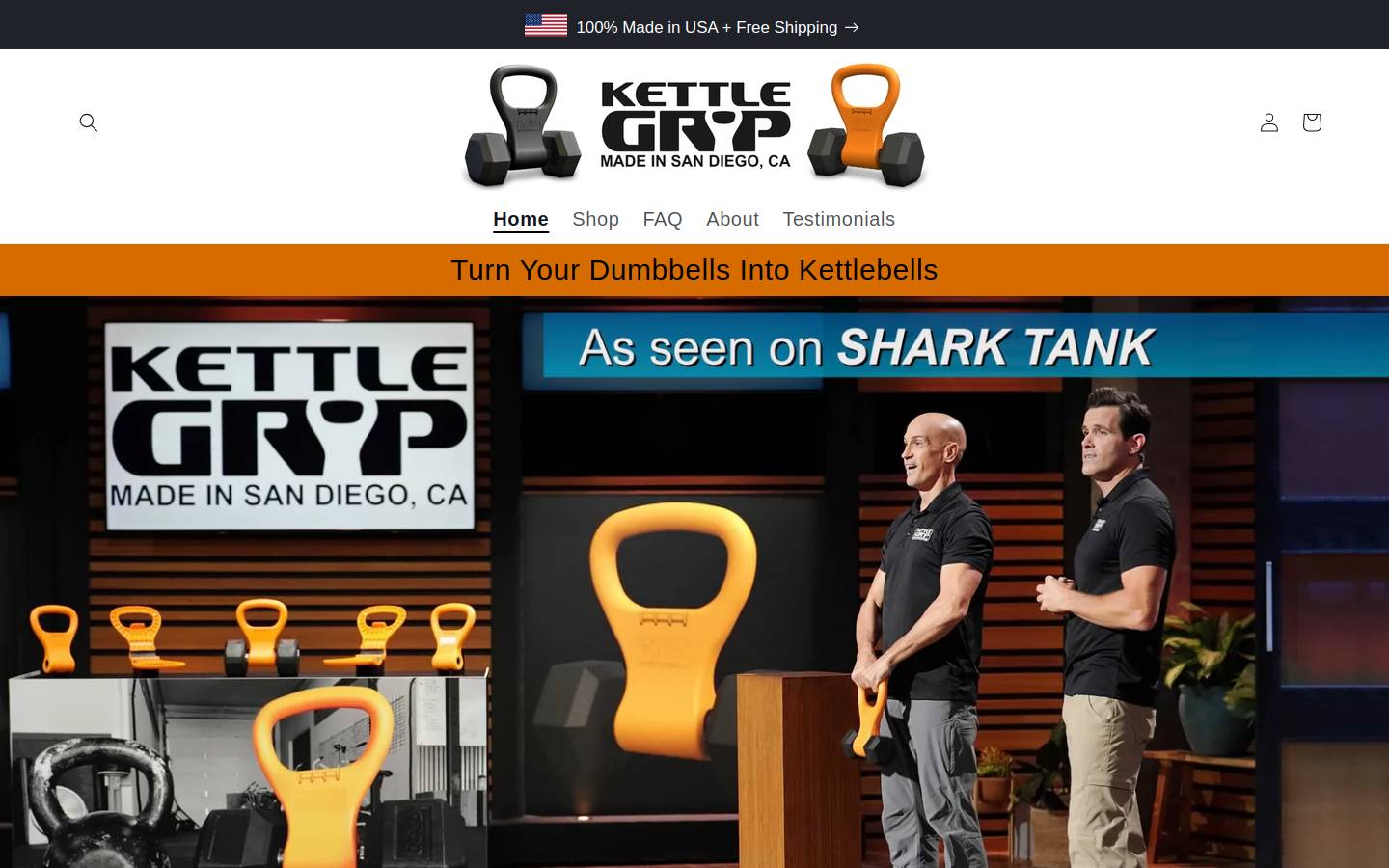 kettlegryp.co homepage screenshot