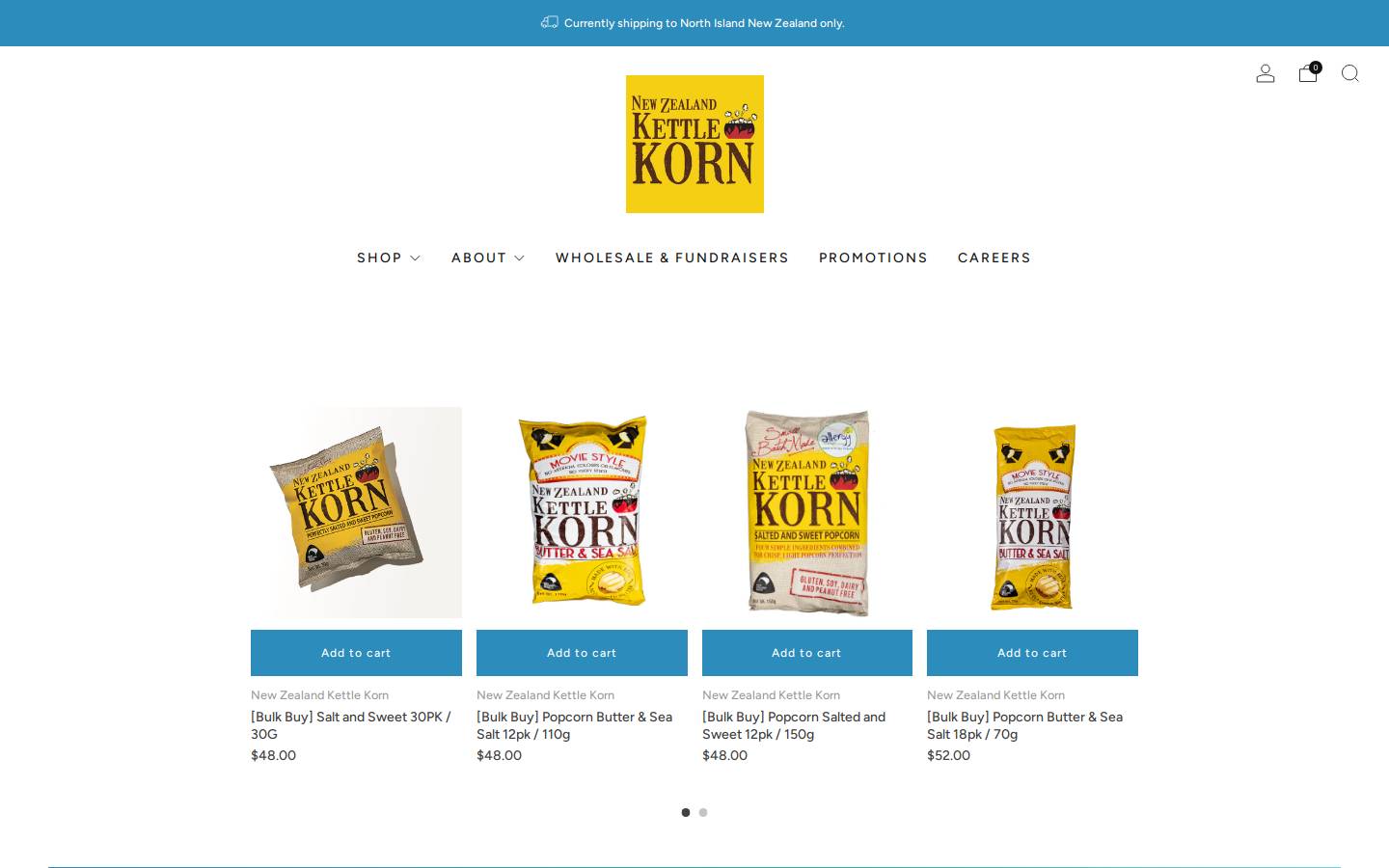 kettlekorn.co.nz homepage screenshot