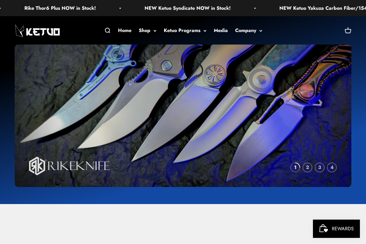 KETUO USA homepage screenshot
