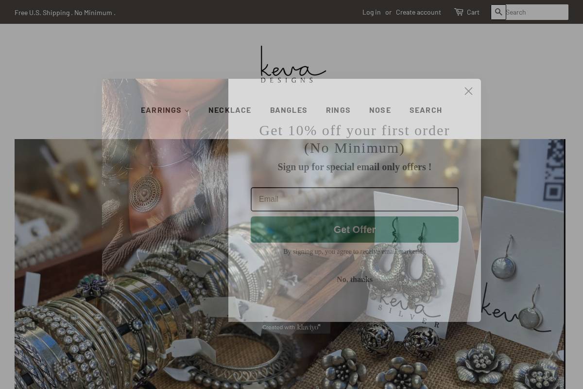 kevadesign.com homepage screenshot