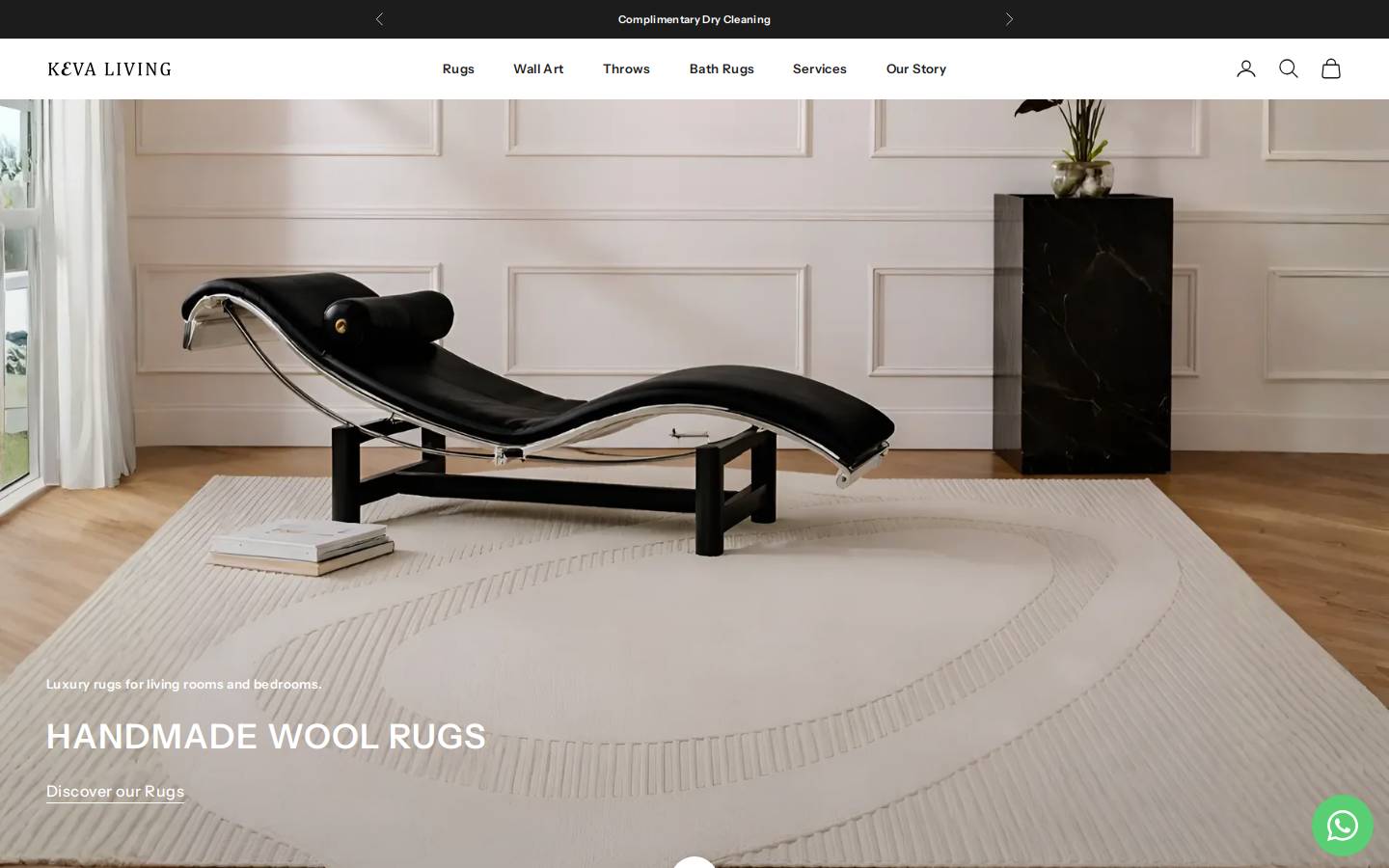 kevaliving.com homepage screenshot