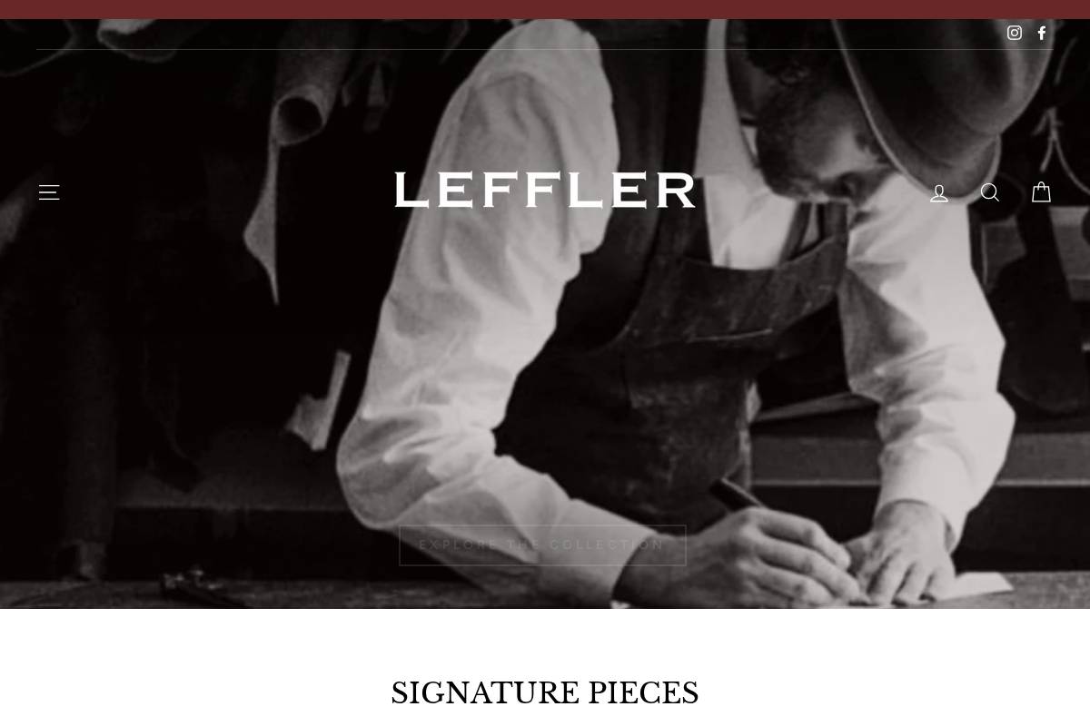 kevinleffler.com homepage screenshot