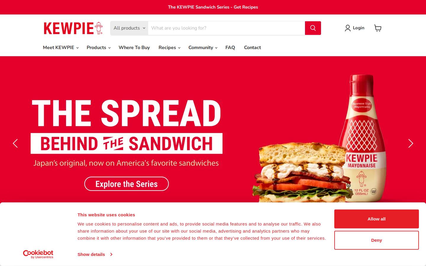 kewpieshop.com homepage screenshot