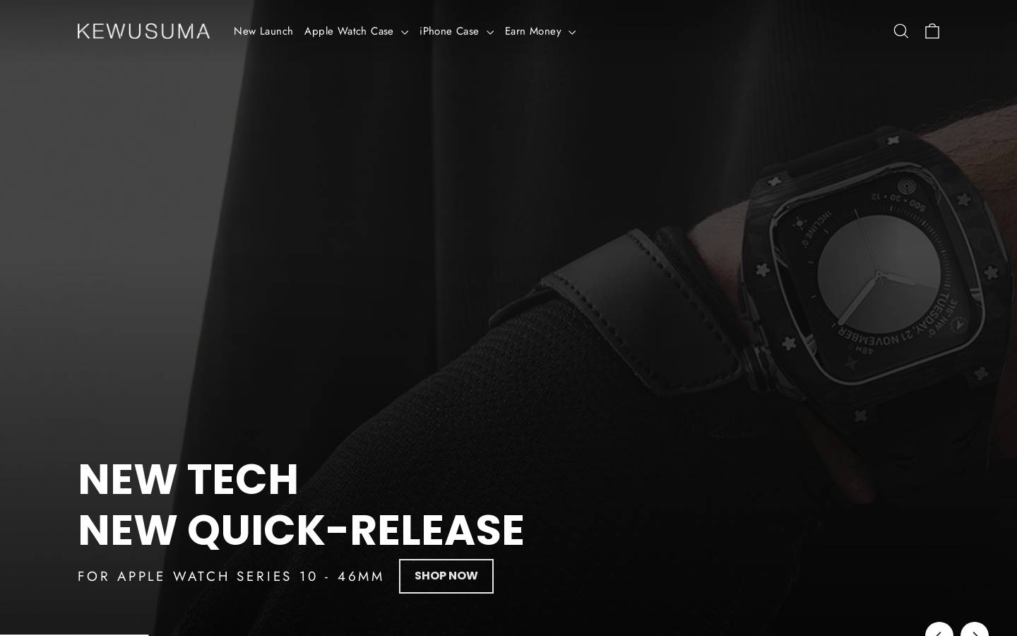 Kewusuma homepage screenshot