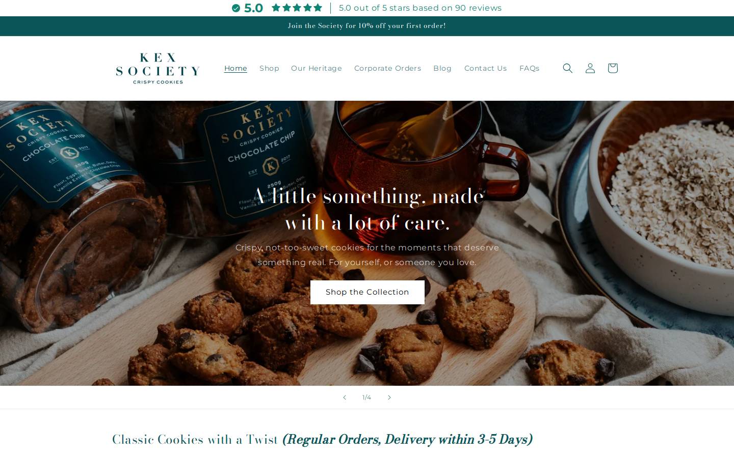 kexsociety.com homepage screenshot