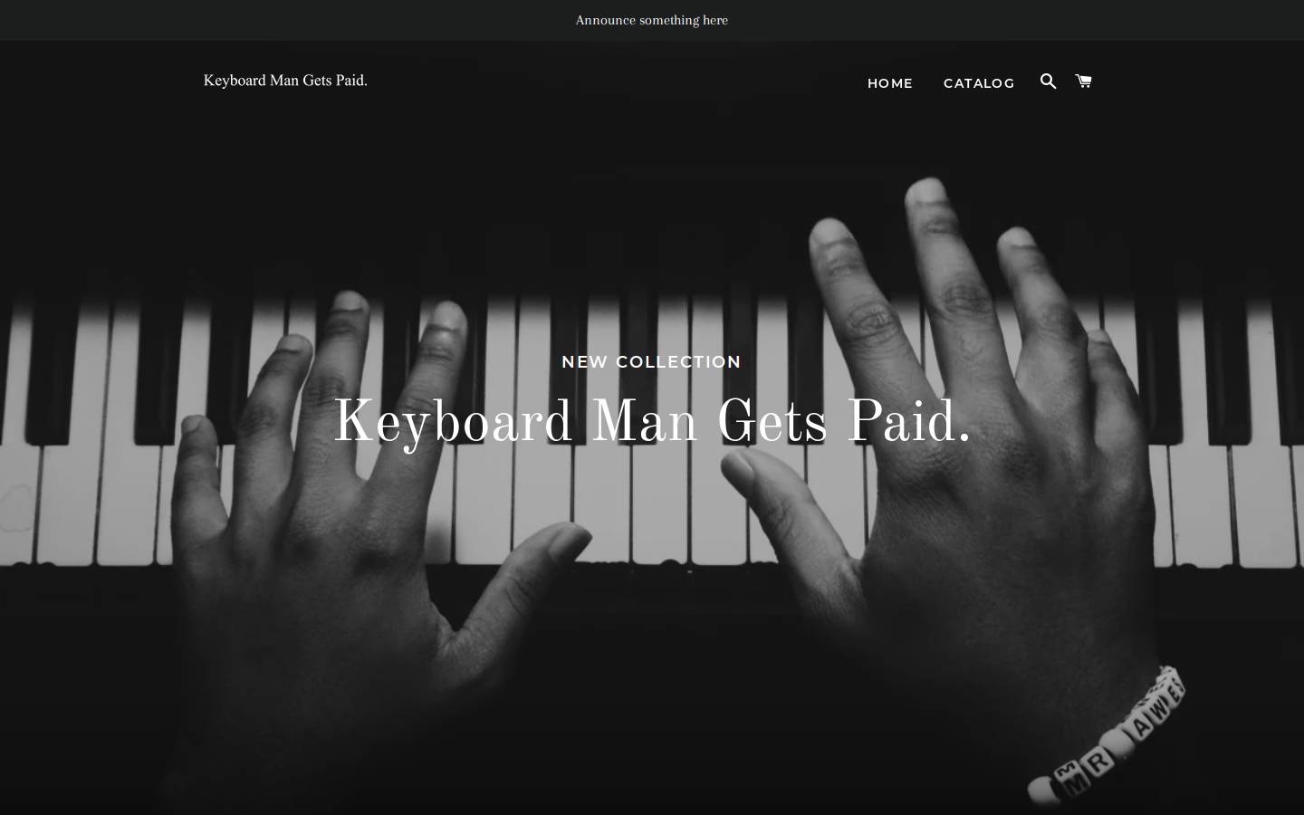 keyboardman.ca homepage screenshot