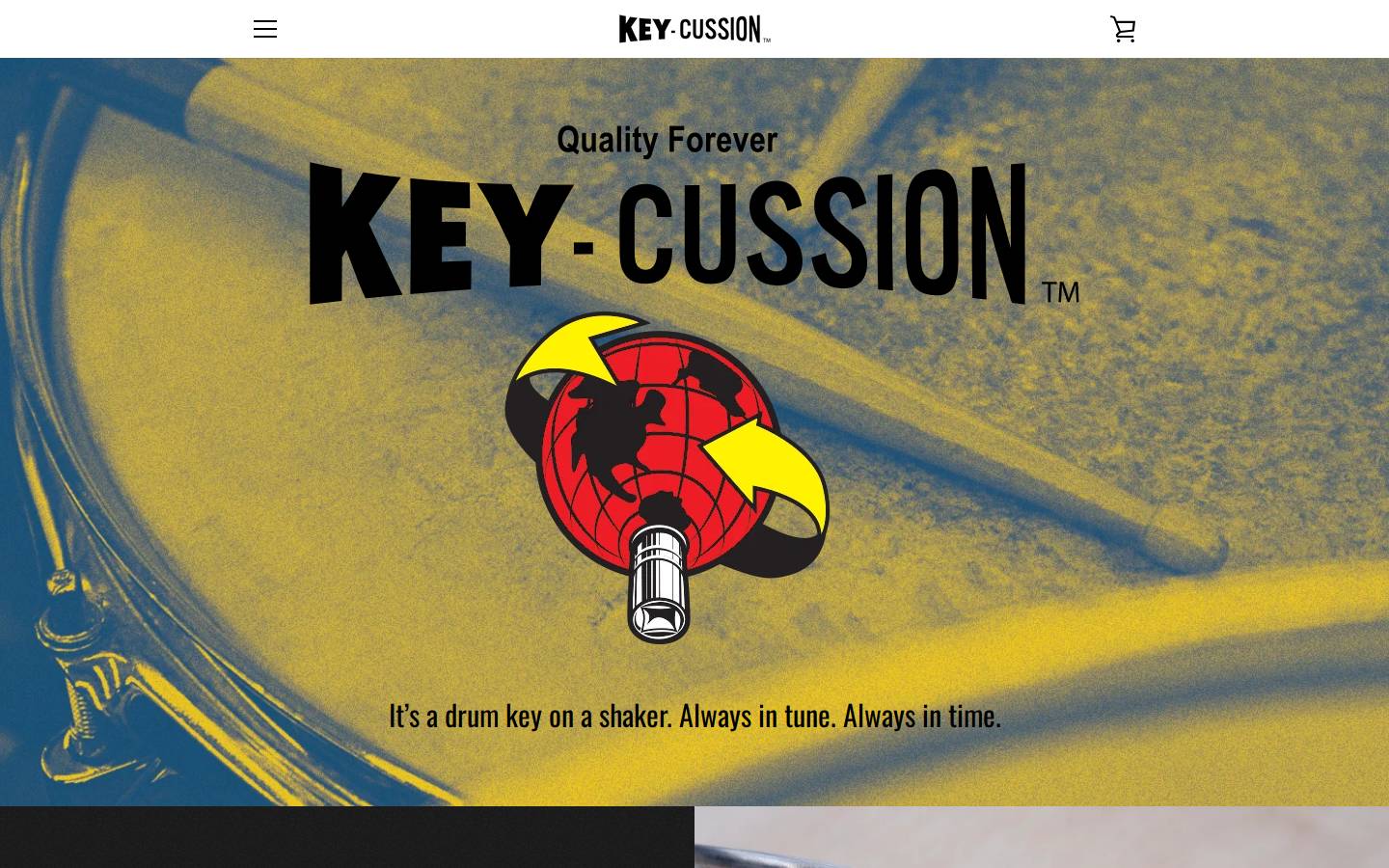 keycussion.com homepage screenshot