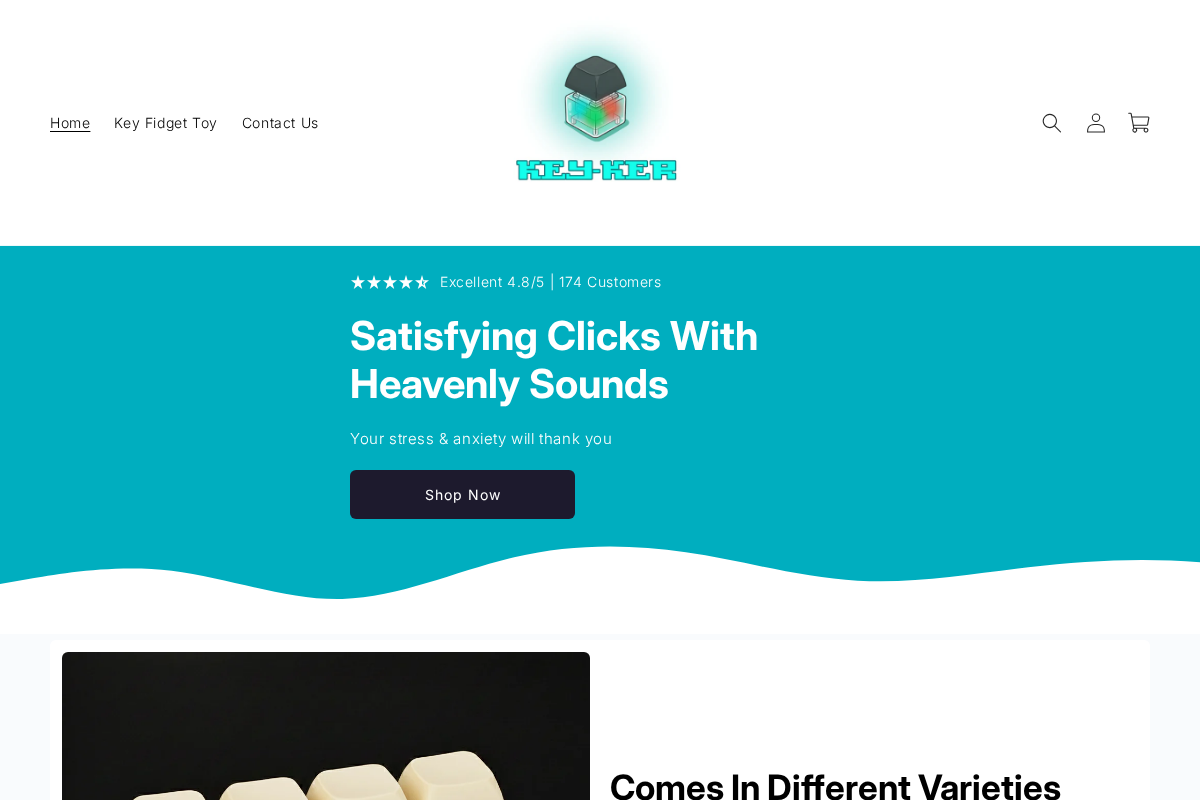 Key-ker homepage screenshot