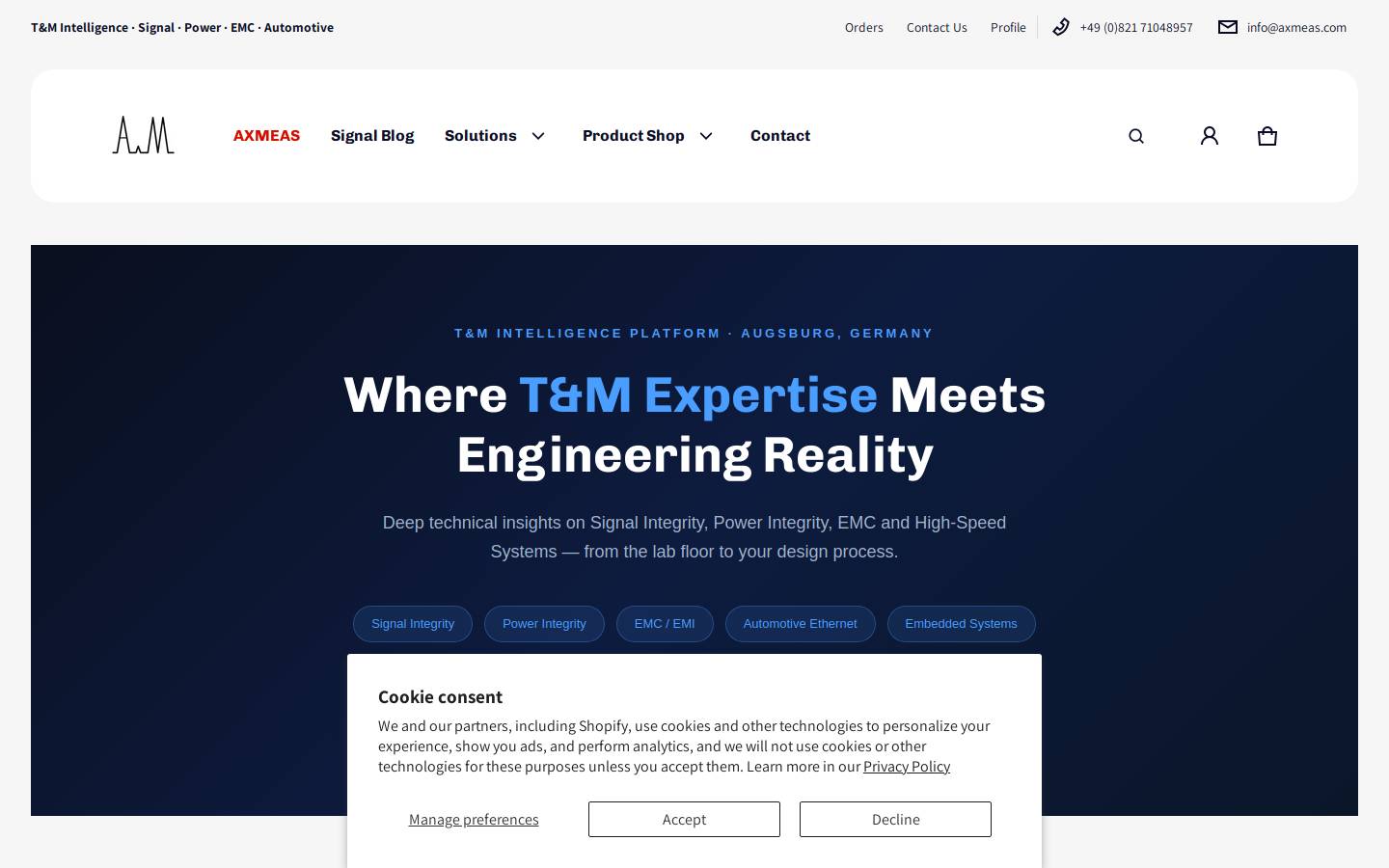keymeasuring.com homepage screenshot