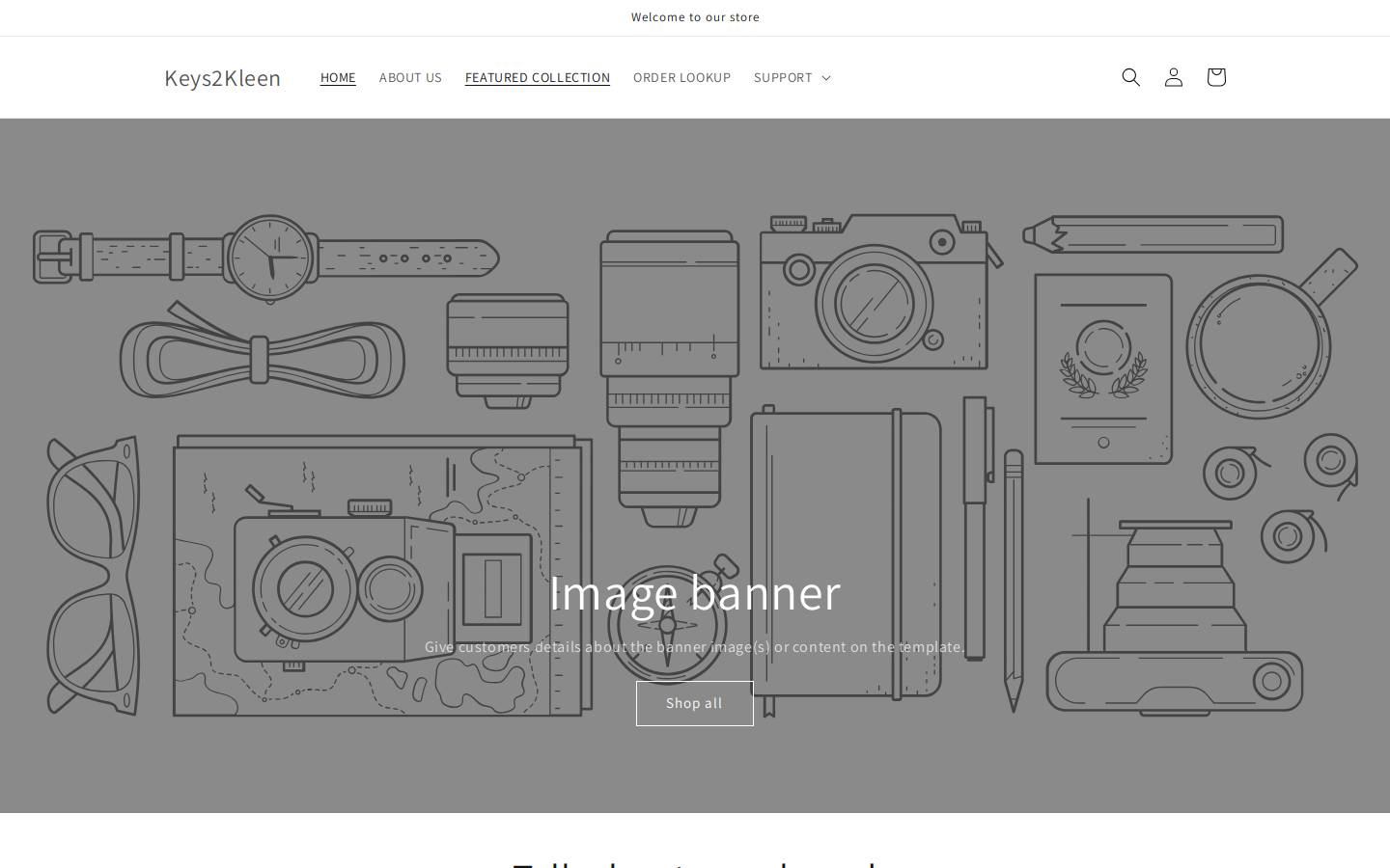 keys2kleen.com homepage screenshot