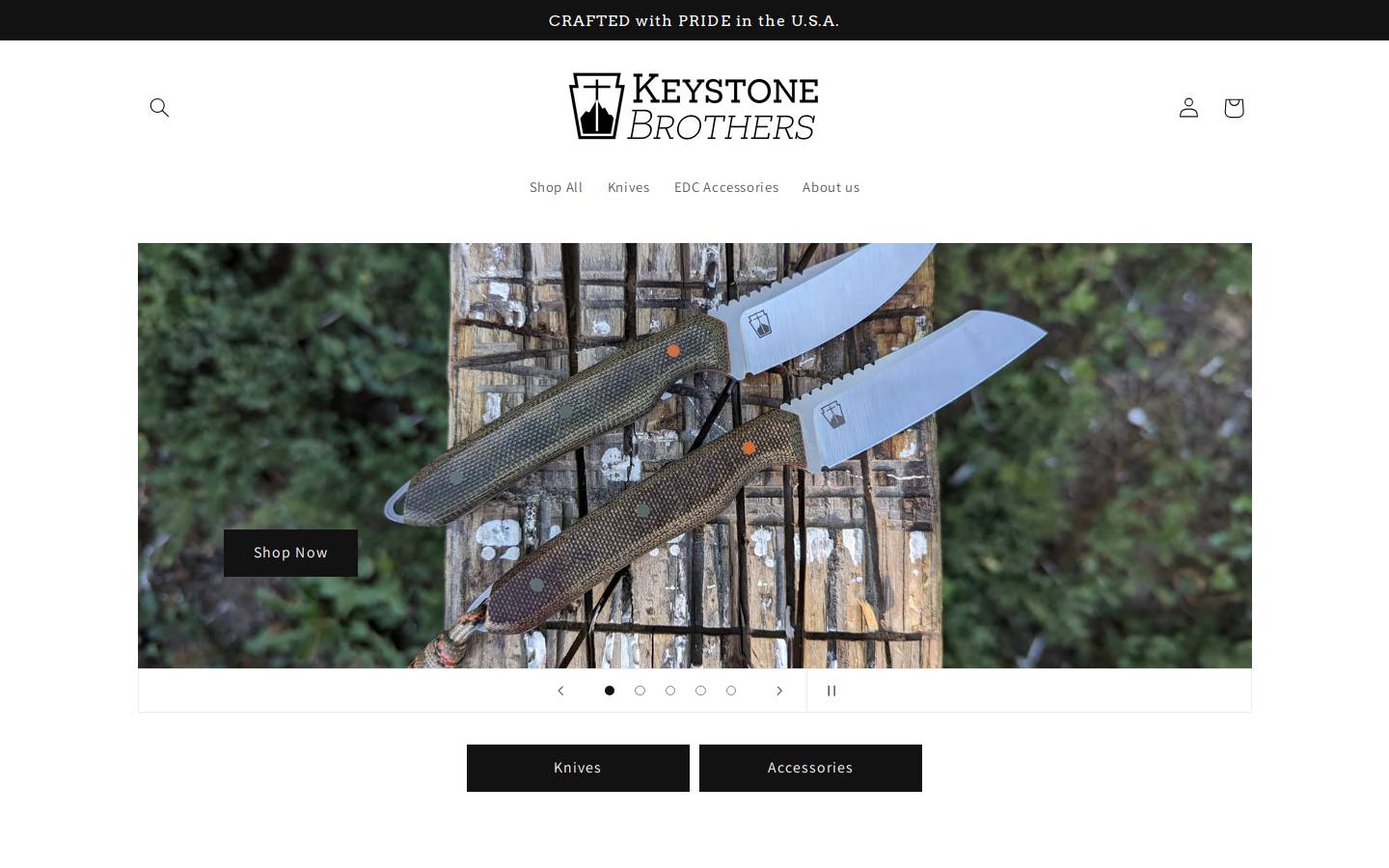 keystonebrothers.com homepage screenshot