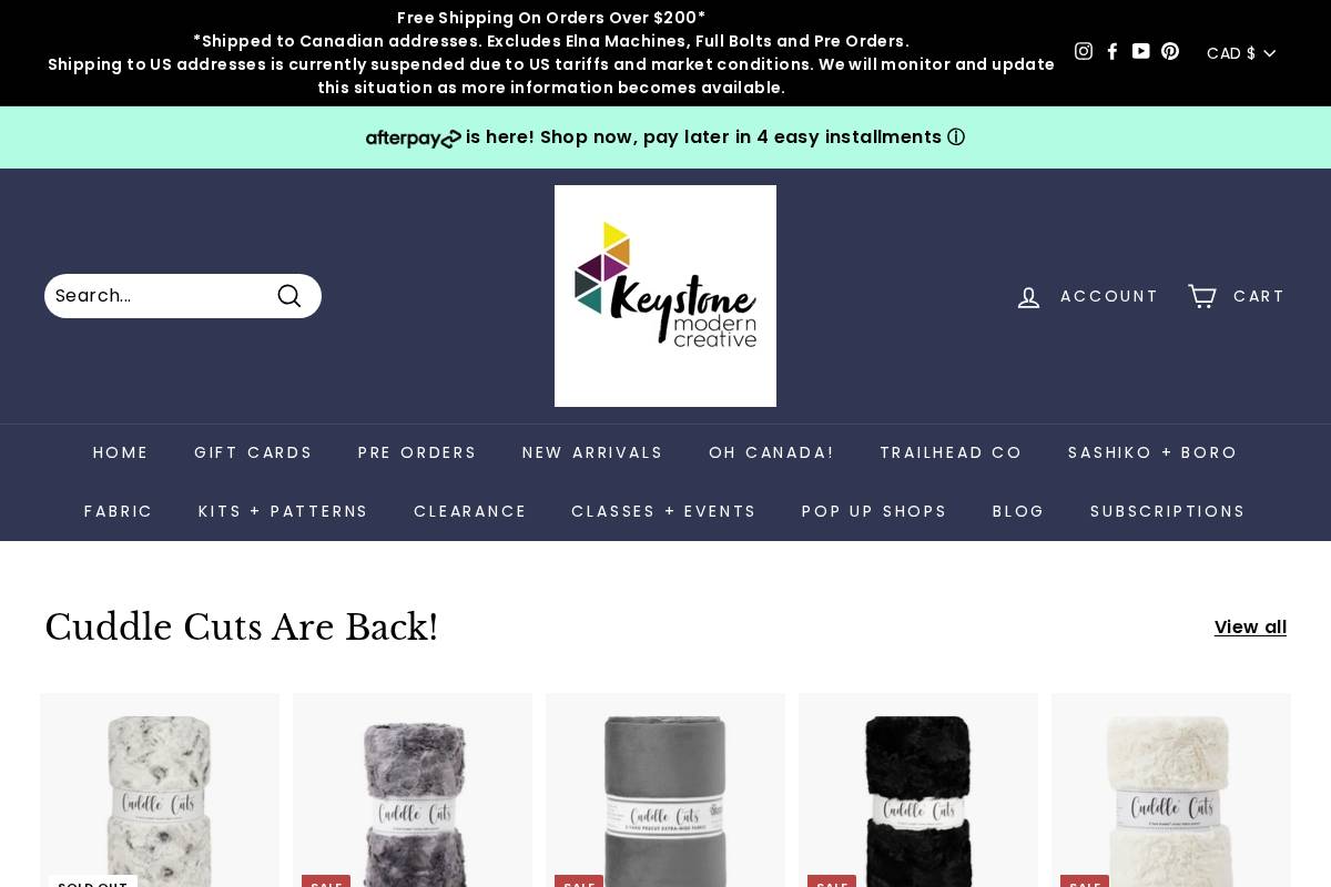 keystonemoderncreative.com homepage screenshot